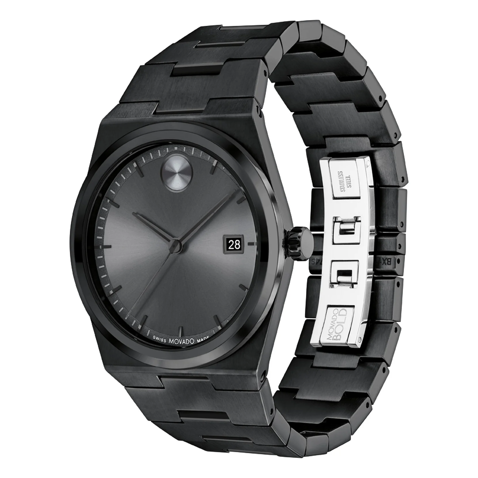 3601224 Reloj Movado Bold de hombre correa de metal - Image 7
