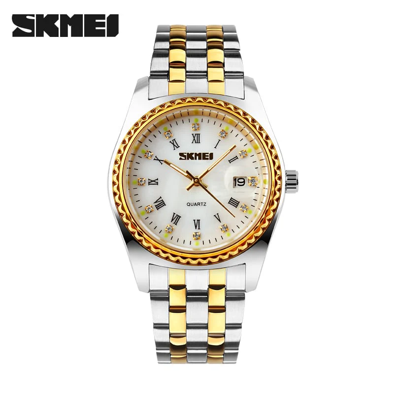 9098 Skmei Reloj Unisex análogo dos tamaños para mujer y hombre - Image 2