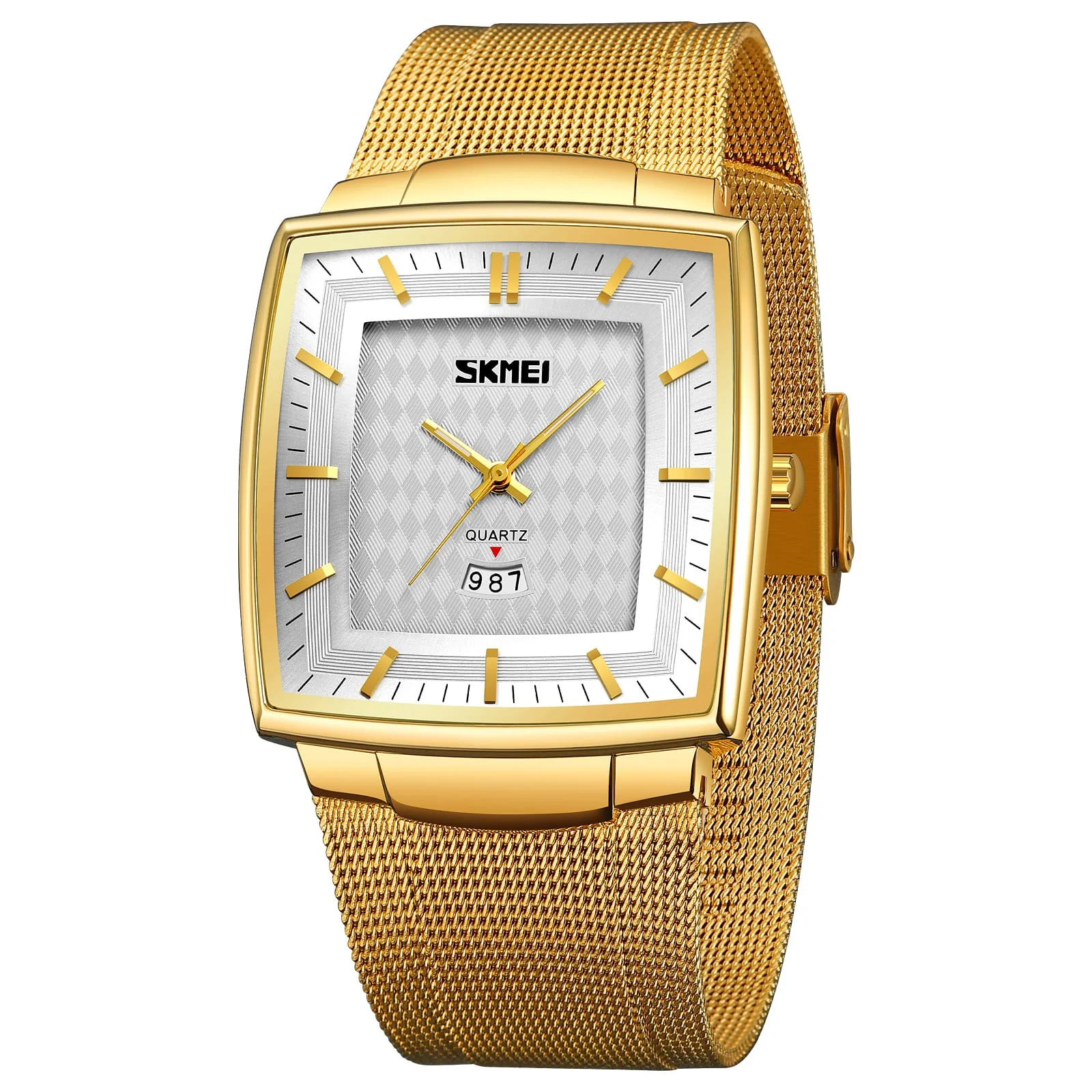 9311 Reloj Skmei para caballero pulsera mesh - Image 9