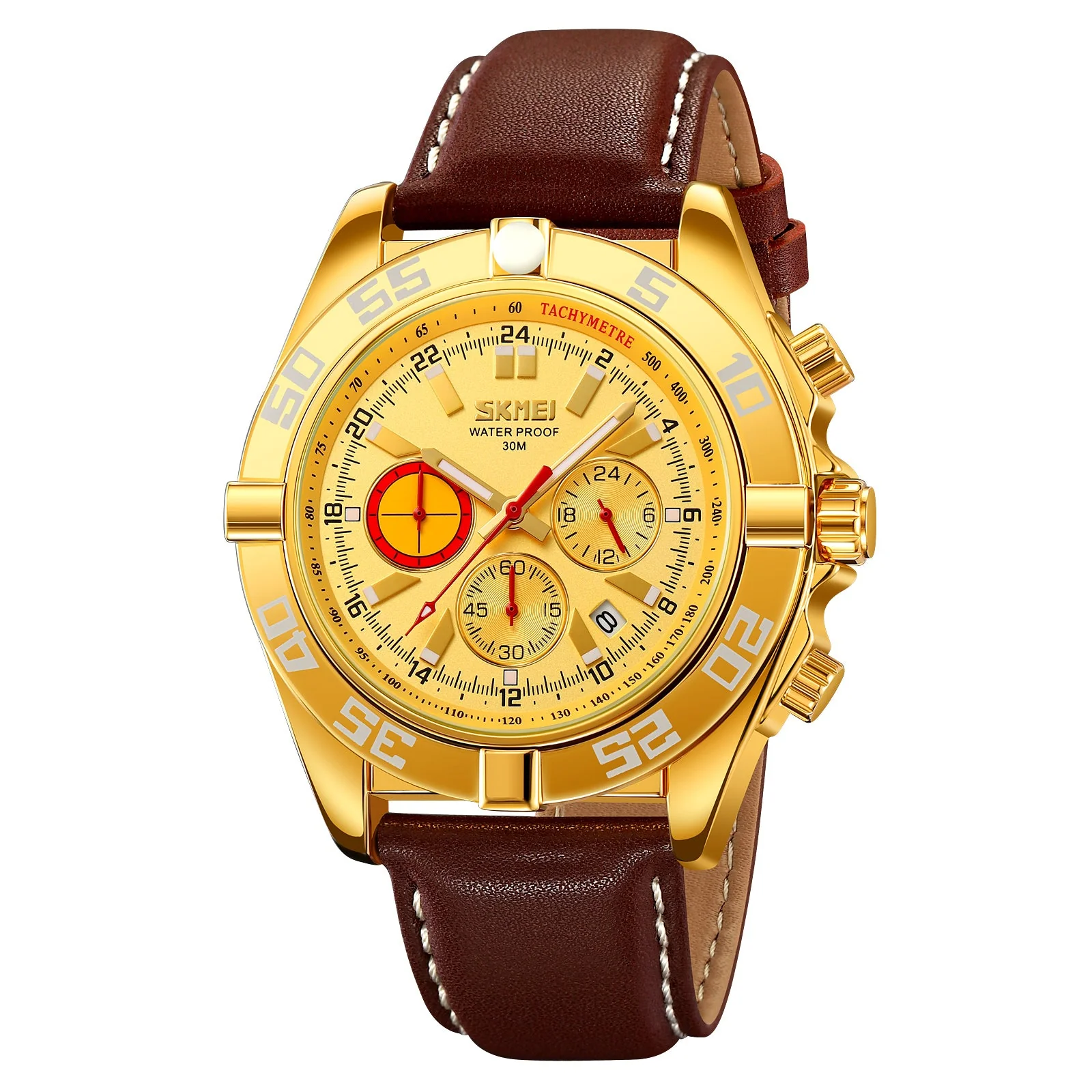9322 Reloj SKMEI para hombre pulsera de cuero - Image 10