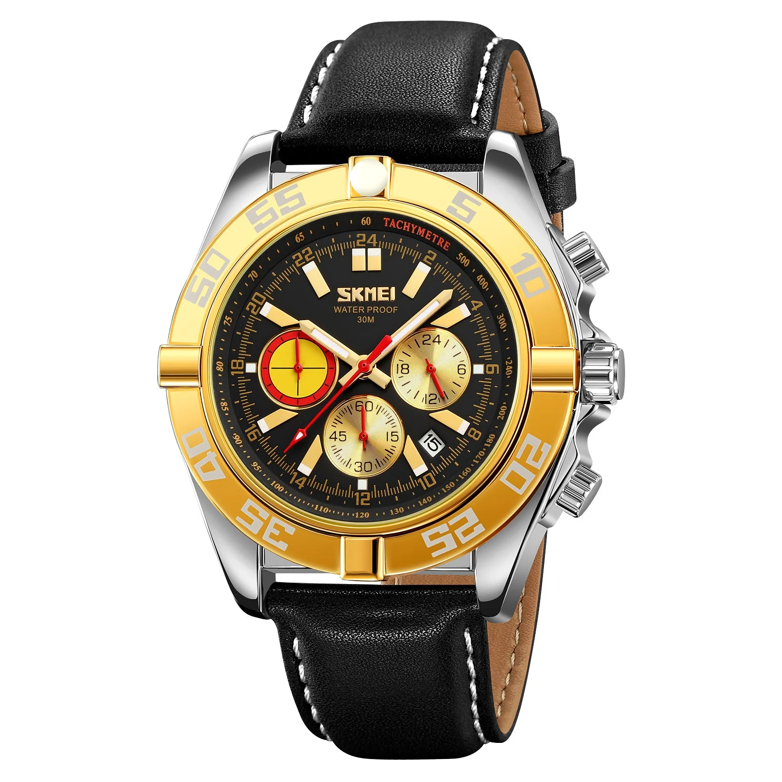 9322 Reloj SKMEI para hombre pulsera de cuero - Image 14