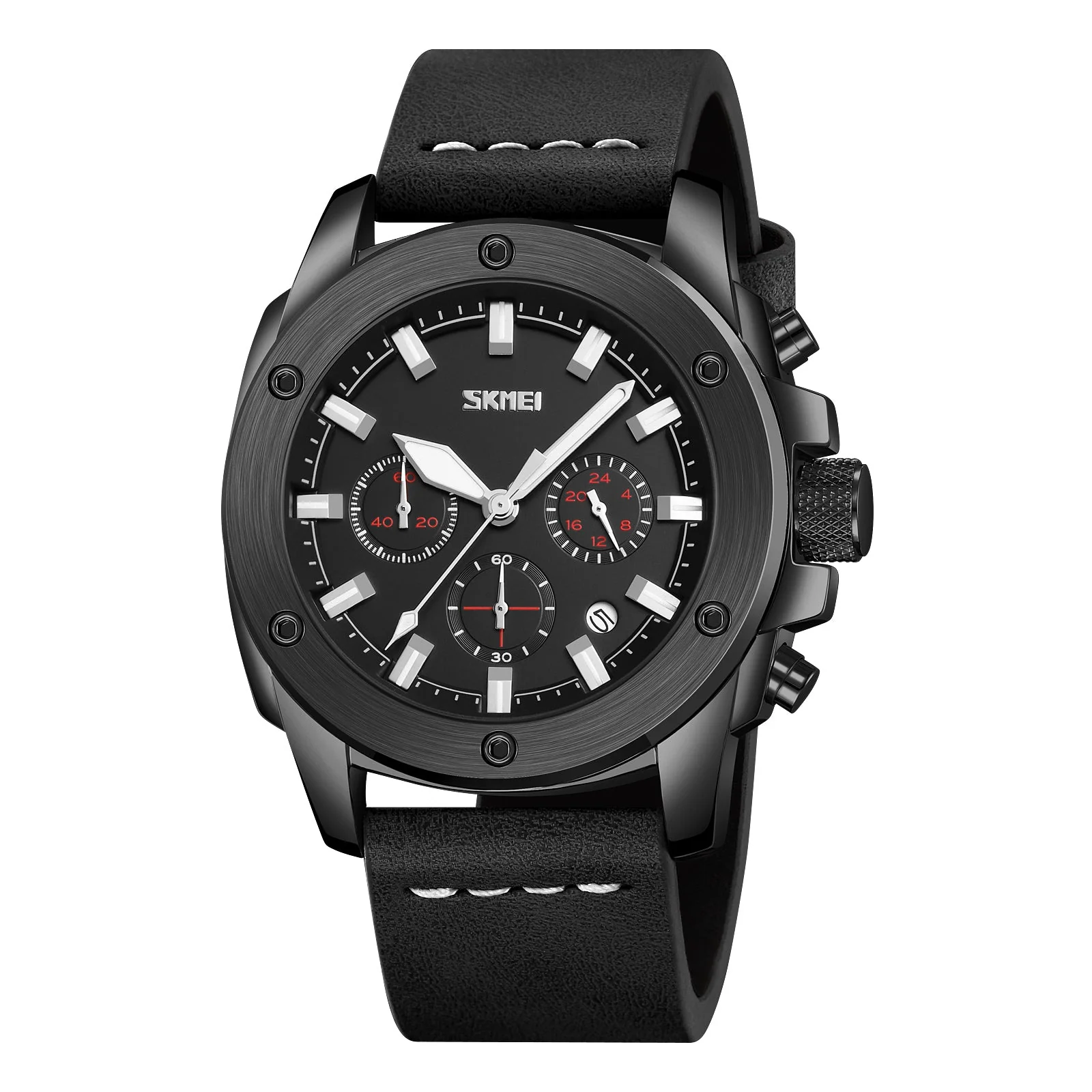 9327 Reloj SKMEI para hombre pulsera de cuero - Image 10