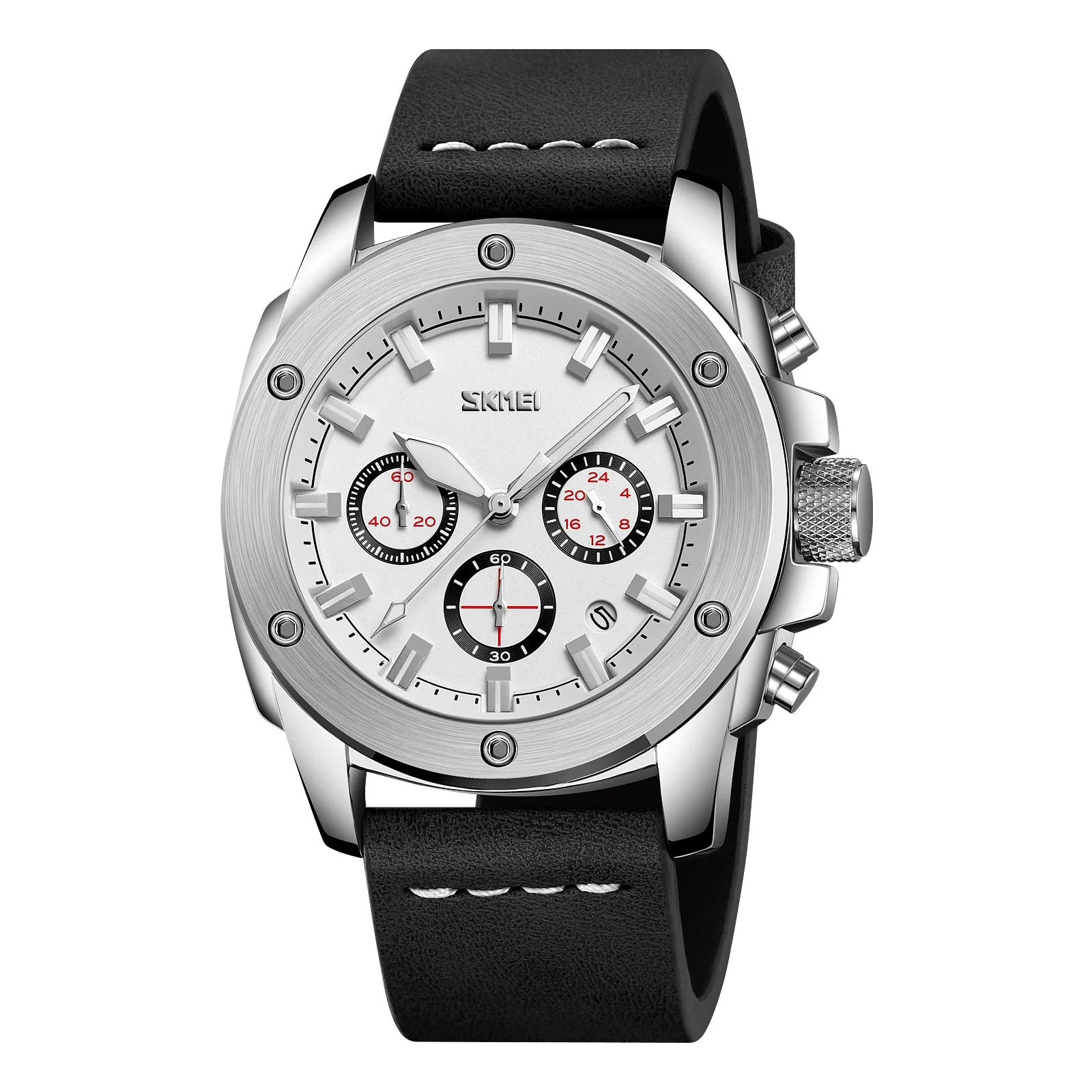 9327 Reloj SKMEI para hombre pulsera de cuero - Image 14