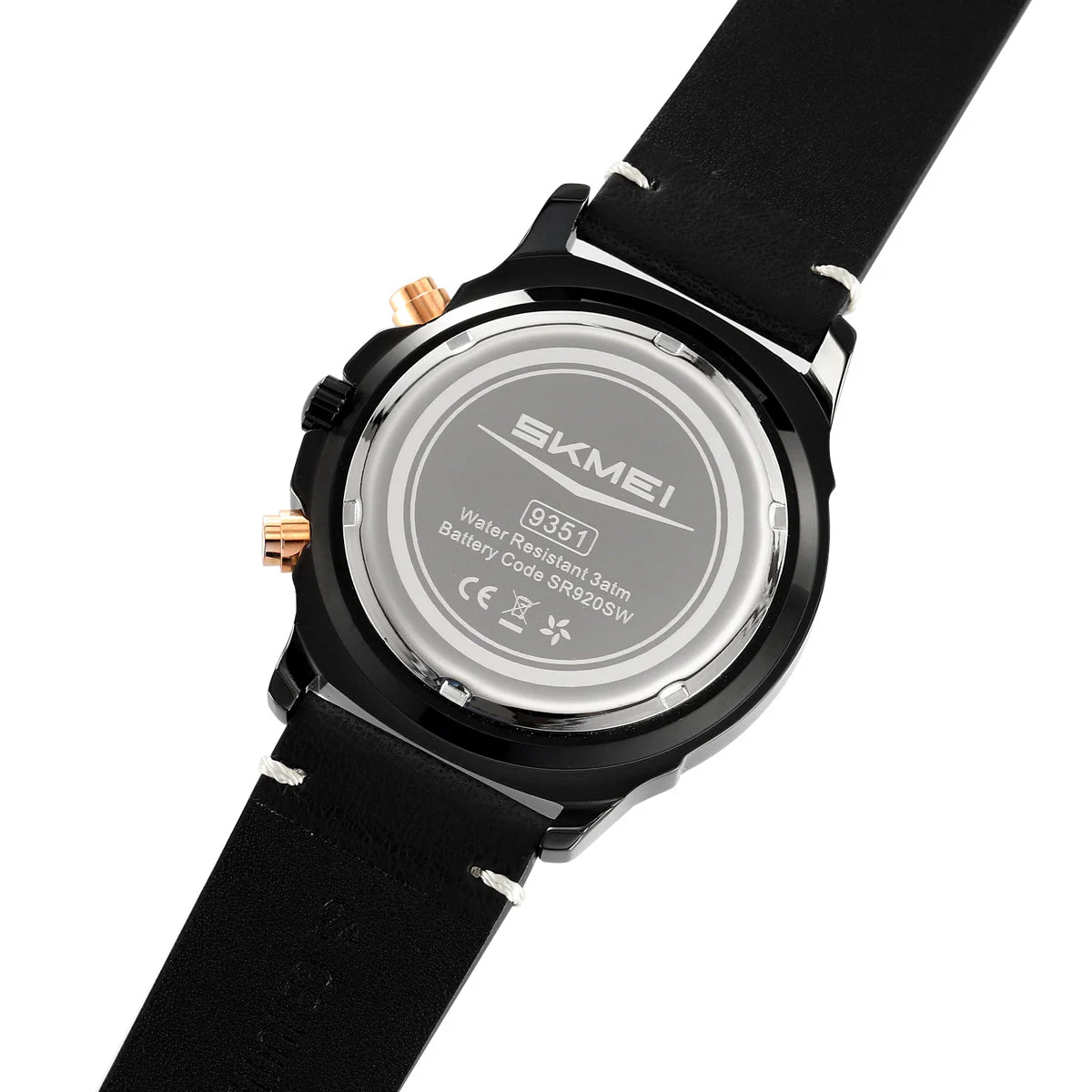 9351 Reloj Skmei para caballero pulsera de cuero - Image 8