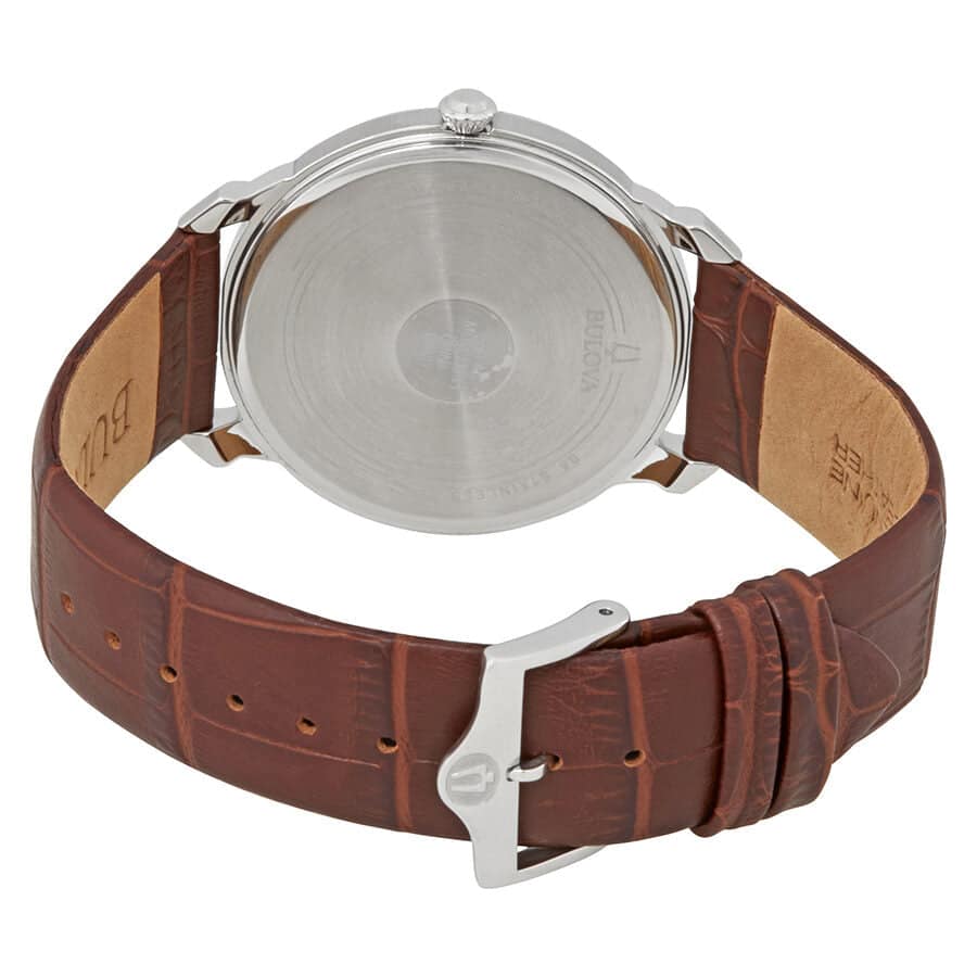 96A184 Reloj Bulova Classic para hombre pulsera de piel - Image 2