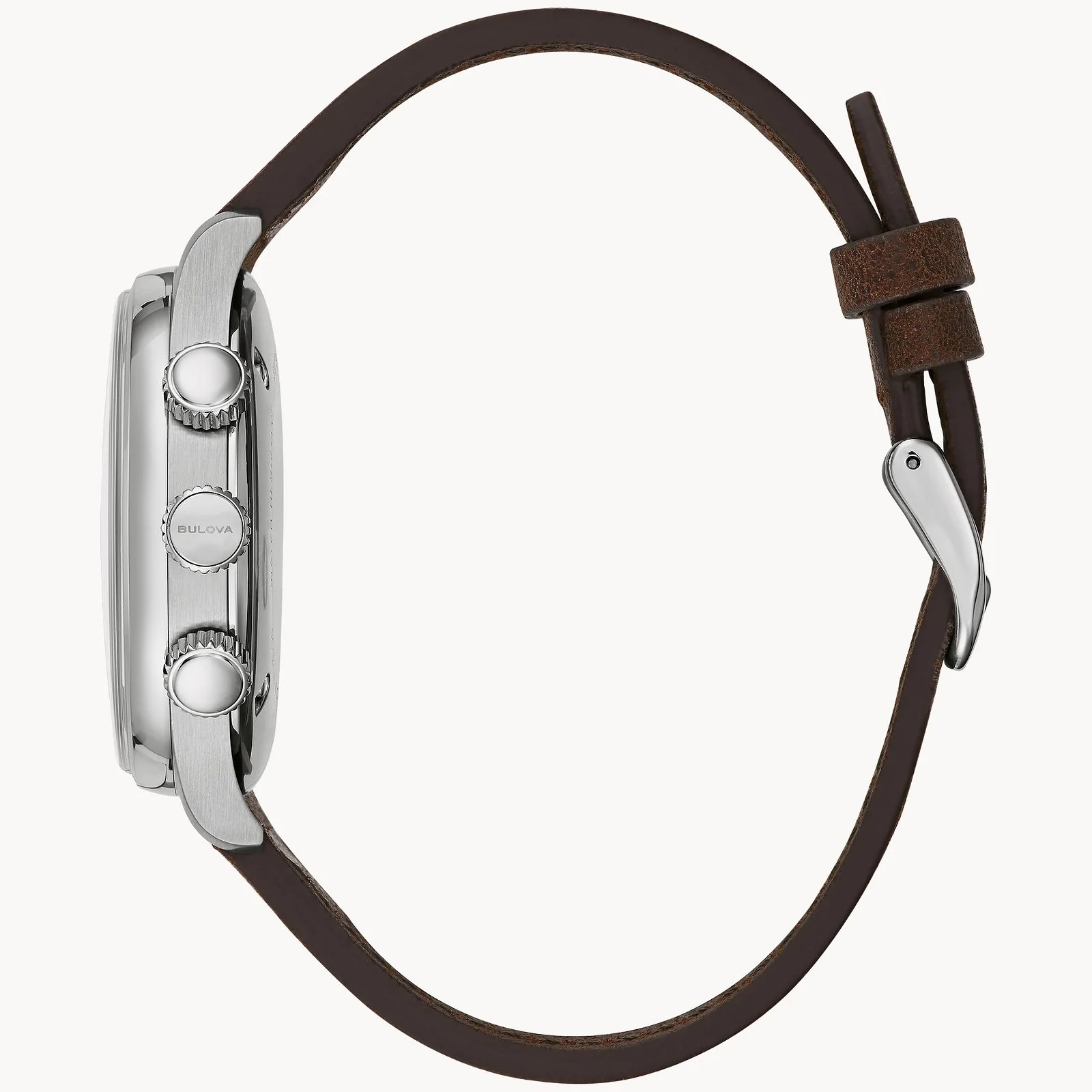 96A245 Bulova A-15 Pilot de hombre pulsera de cuero - Image 4