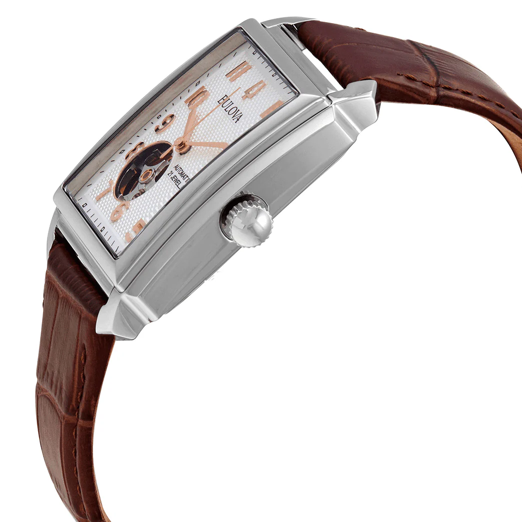 96A268 Reloj Bulova Sutton de hombre correa de piel 33 mm - Image 4