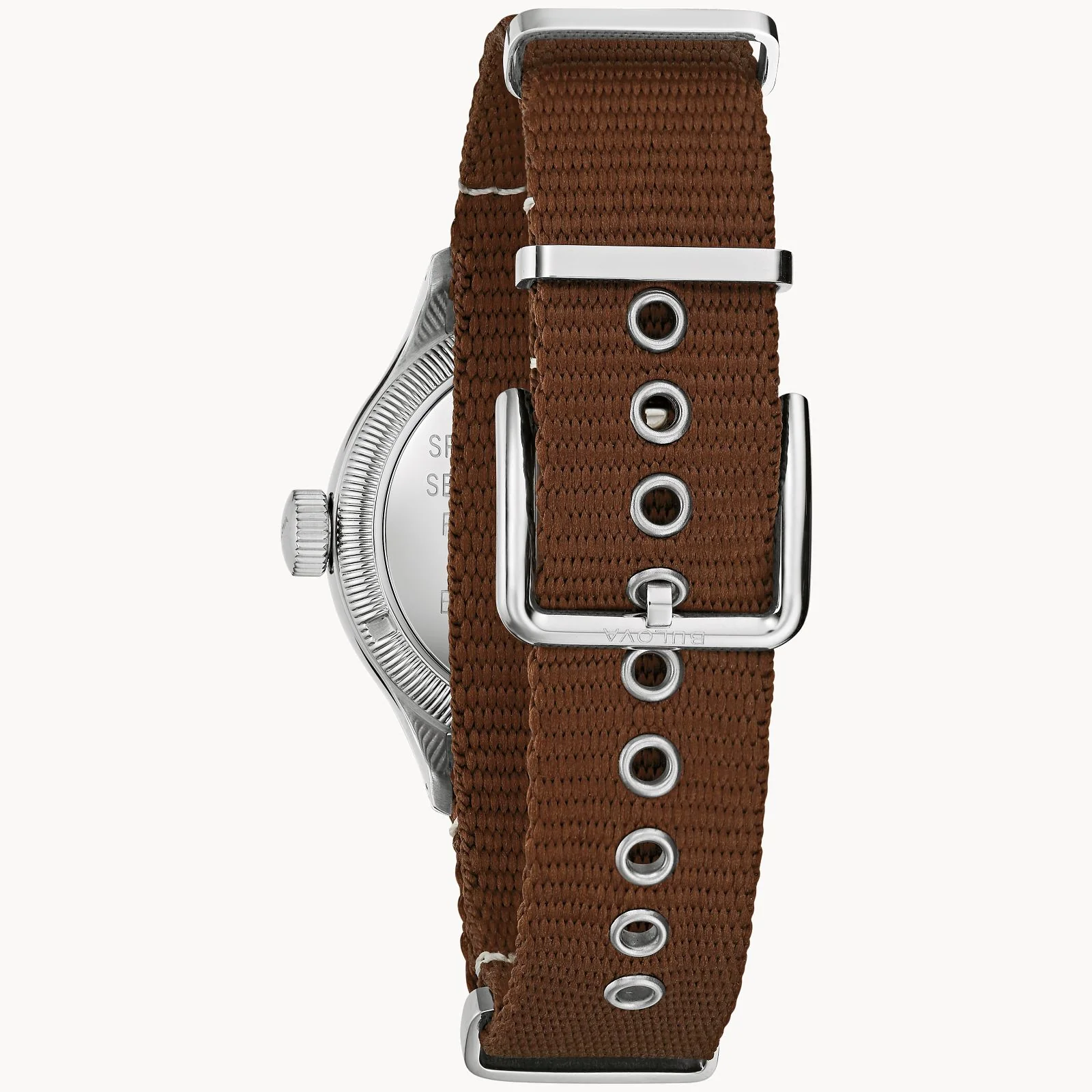 96A282 Bulova A-11 Hack Watch para caballero pulsera de tela - Image 3