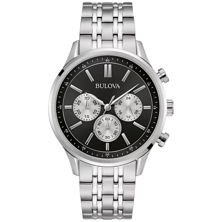 96A295 Bulova de hombre pulsera de metal