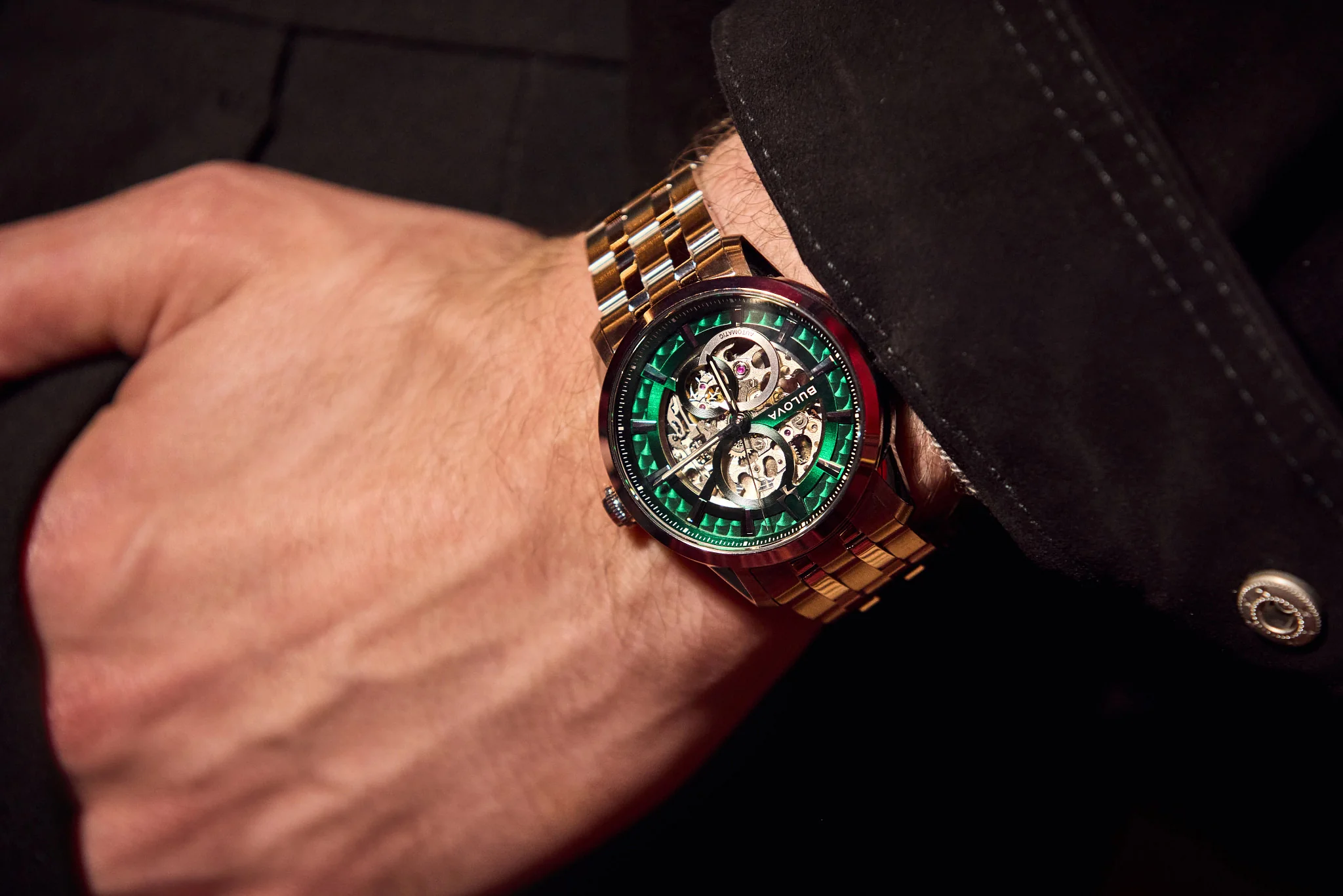 96A329 Reloj Bulova Sutton Automatico Skeleton de hombre - Image 3