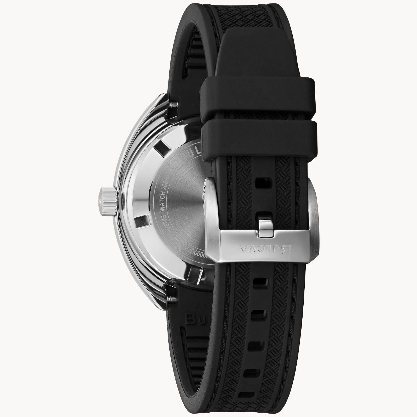 96B350 Reloj Devil Diver de hombre pulsera de caucho 41 mm - Image 2