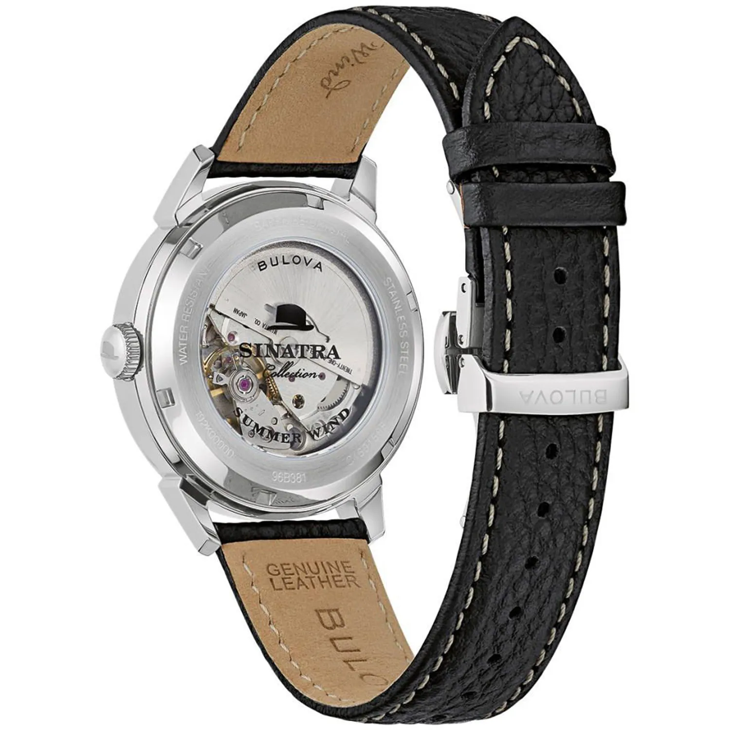 96B381 Reloj Bulova Frank Sinatra Summer Wind de hombre banda de piel 40 mm - Image 3