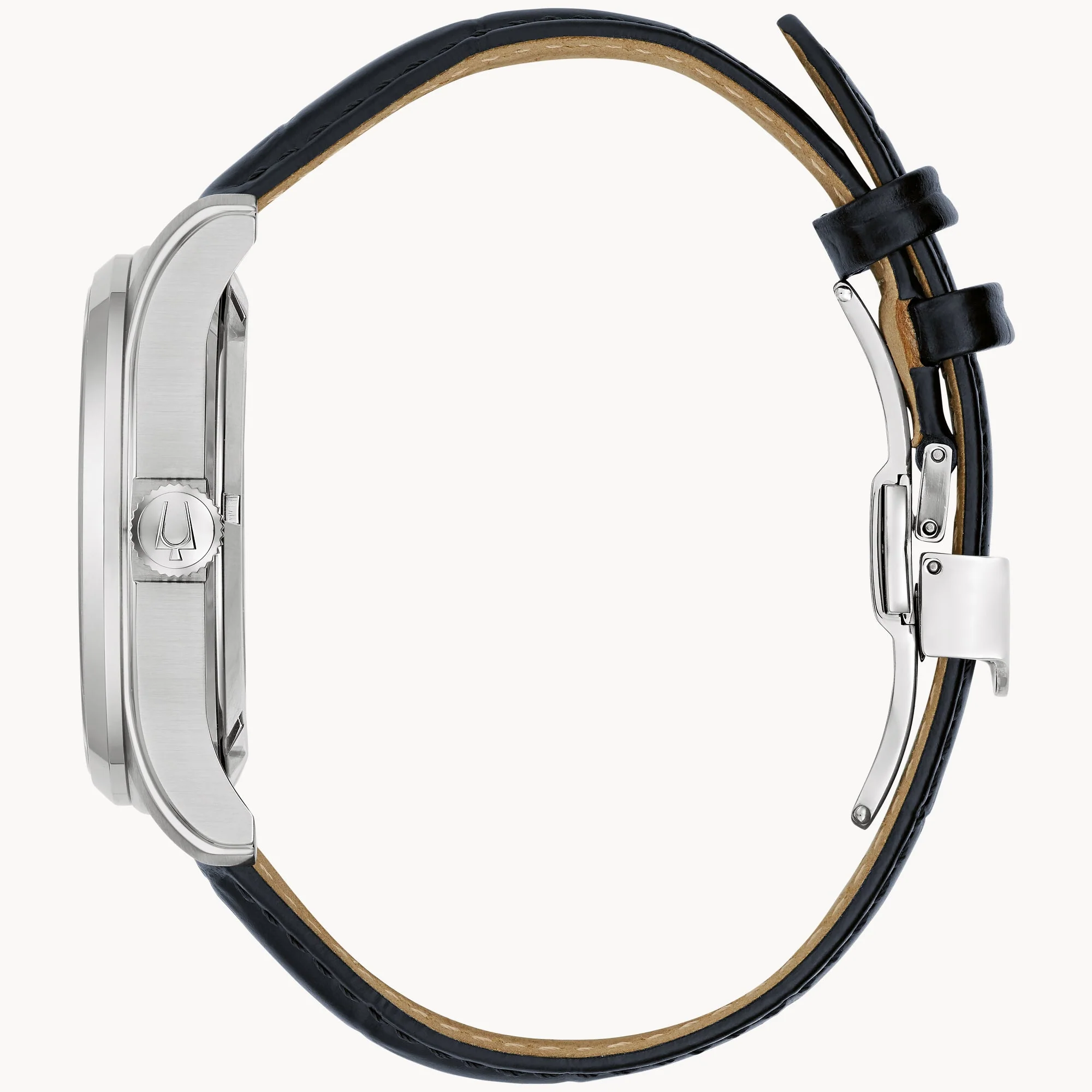96B385 Reloj Bulova Wilton de hombre pulsera de cuero 43 mm - Image 3