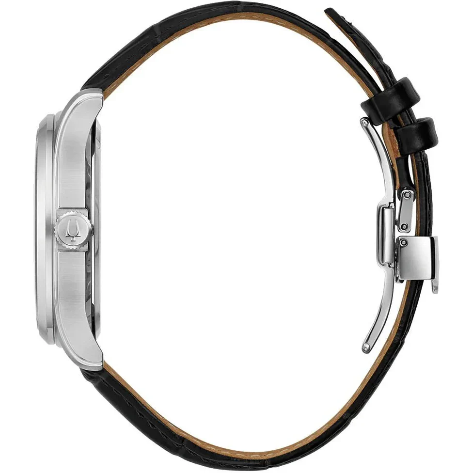 96B388 Reloj Bulova Wilton de hombre banda de piel 41 mm - Image 2
