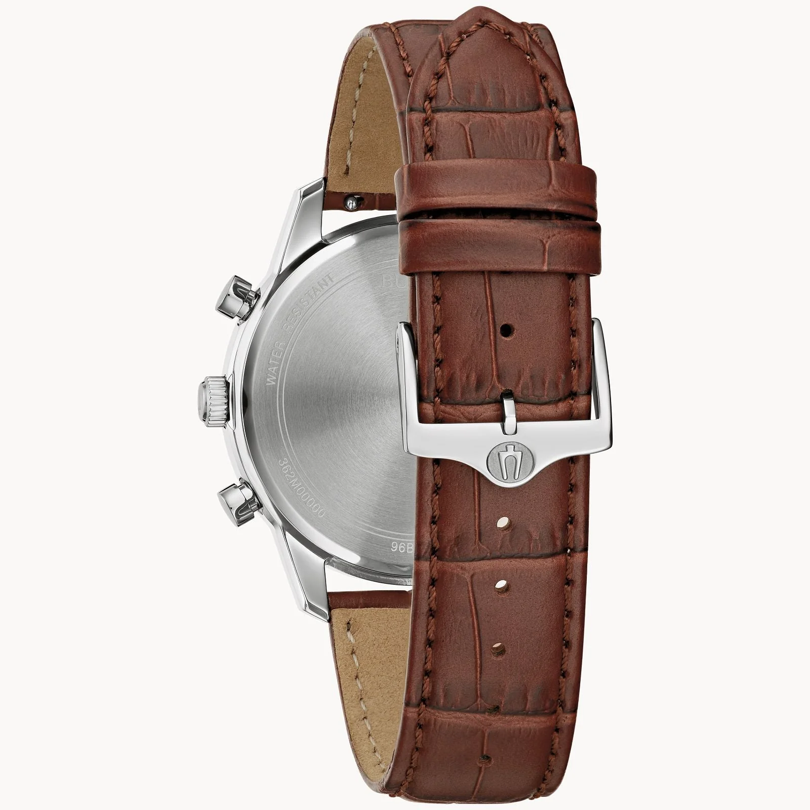 96B402 Reloj Bulova Sutton de caballero pulsera de cuero - Image 2