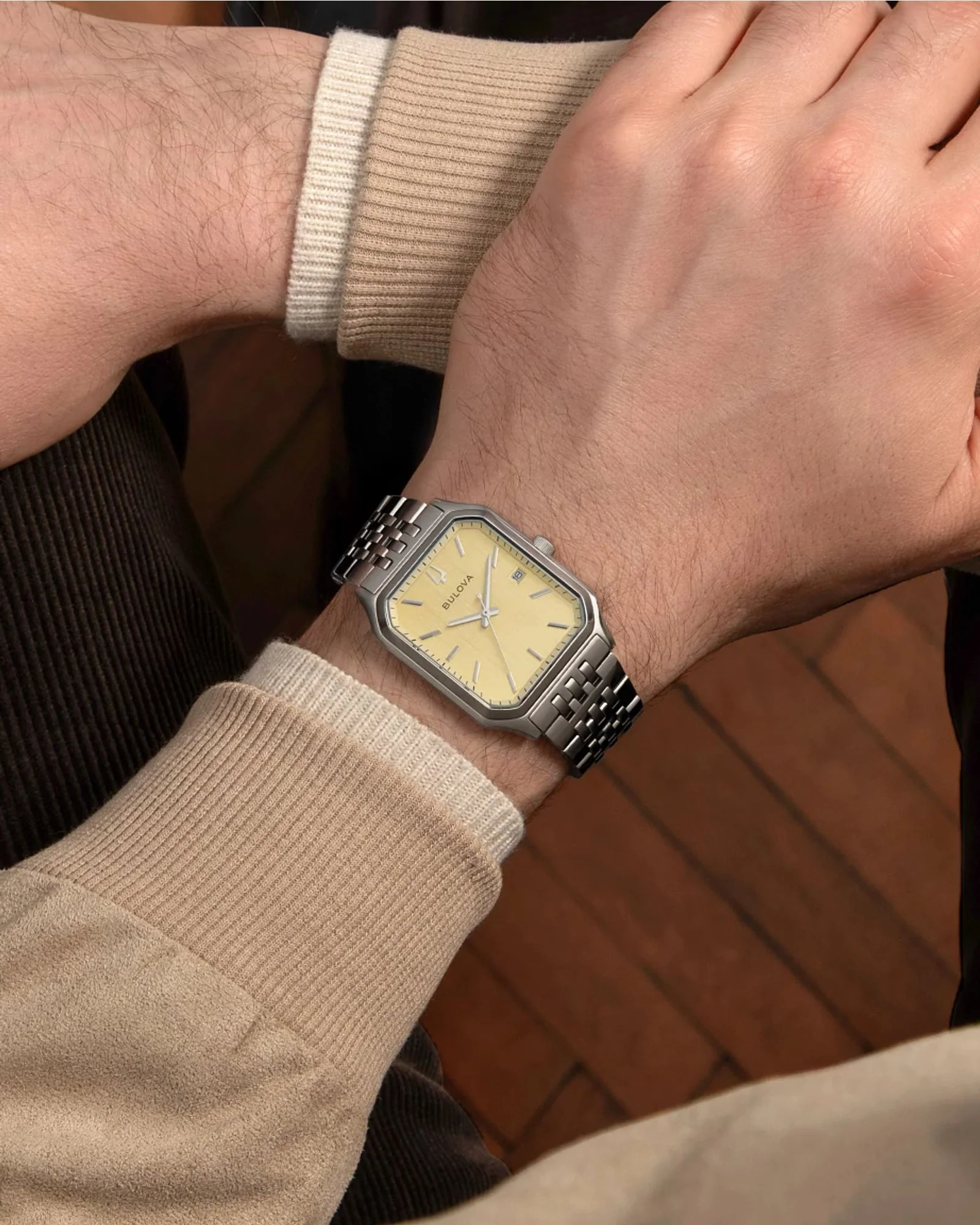 96B471 Reloj Bulova Tony Bennett de hombre correa de metal - Image 3