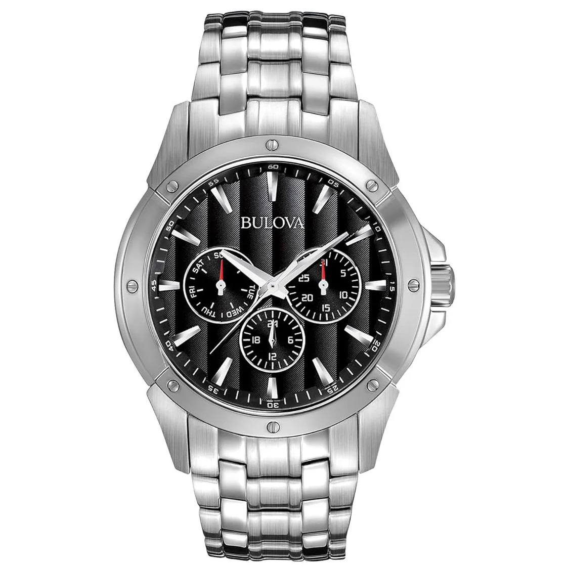 96C107 Bulova Classic de hombre pulsera de metal análogo