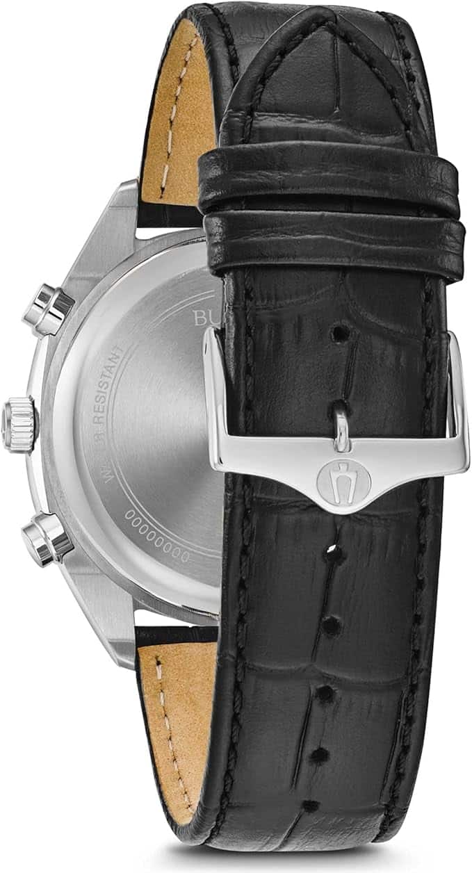 96C133 Reloj Bulova Classic Surveyor para hombre correa de cuero - Image 3