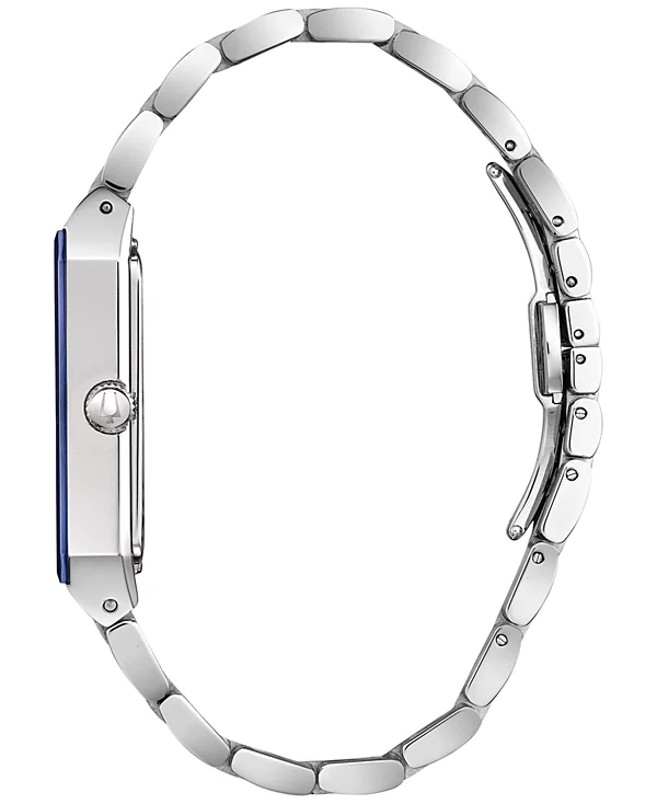 96D139 Reloj Bulova Quadra de hombre pulsera de metal 35 mm - Image 2