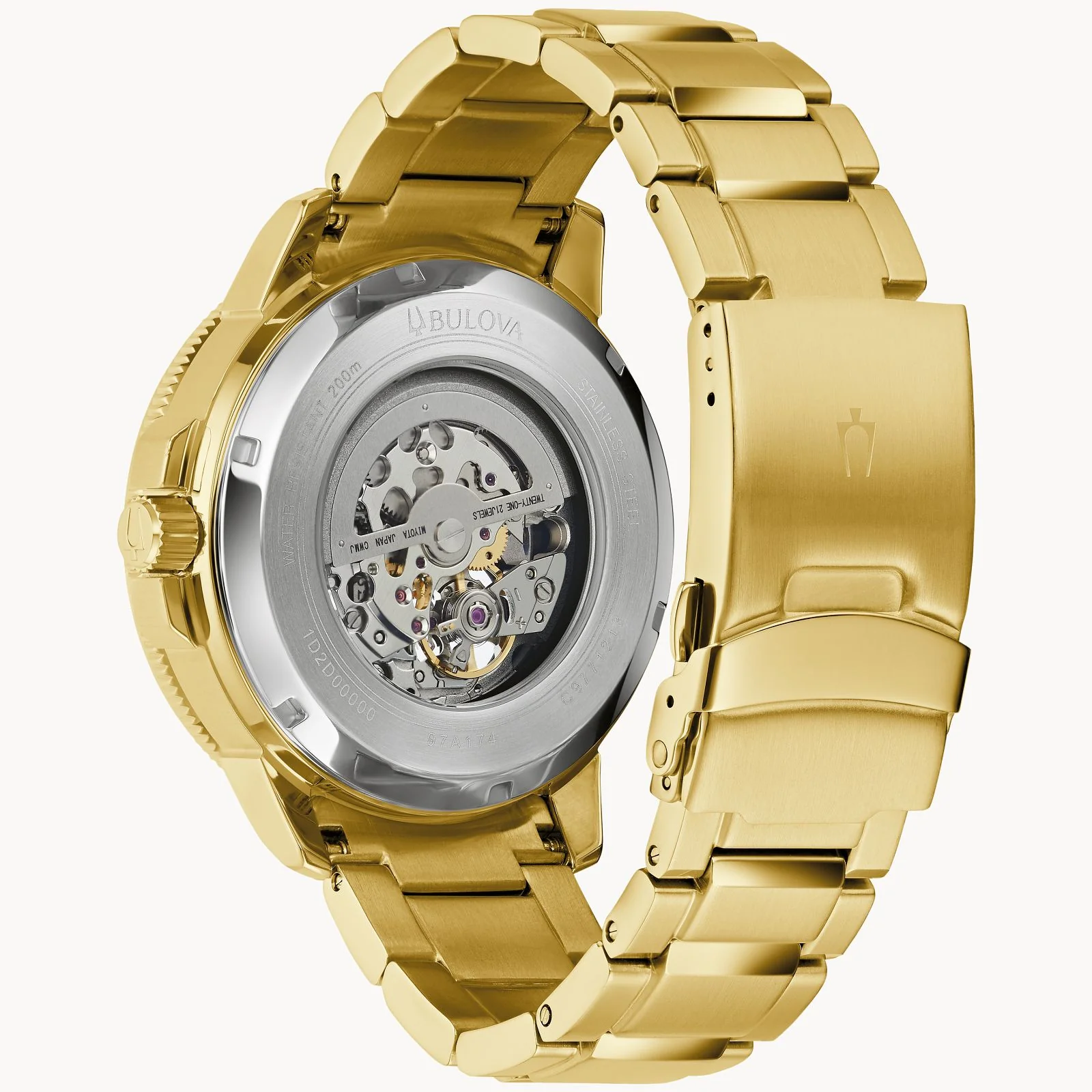 97A174 Bulova Marine Star de hombre pulsera de metal - Image 3