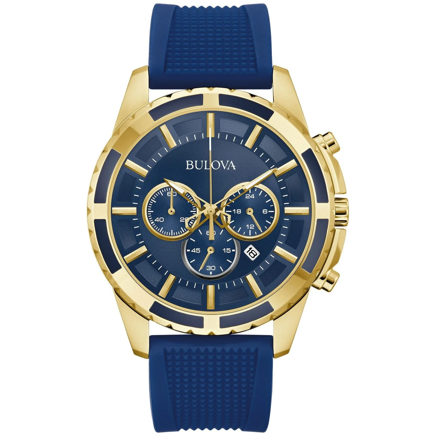 97B222 Reloj Bulova de hombre correa de caucho