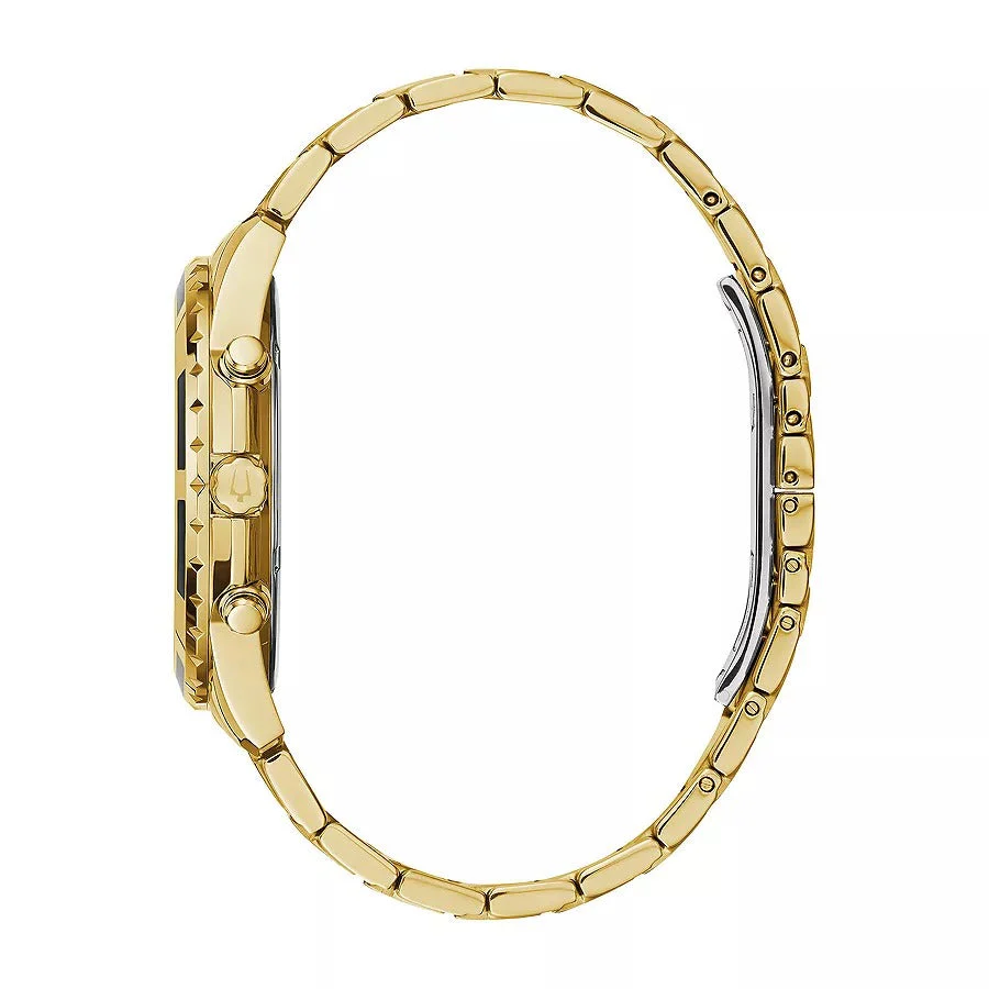 97D121 Reloj Bulova Diamond de caballero pulsera de metal 44 mm - Image 3