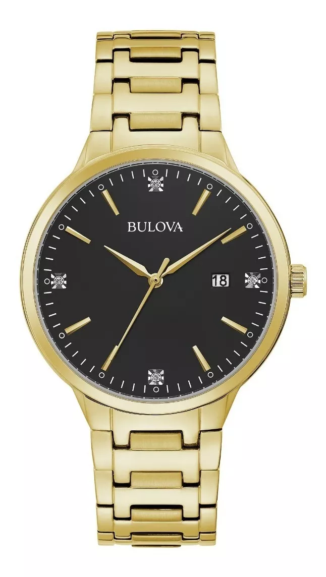 97D122 Bulova de hombre pulsera de metal - Image 3
