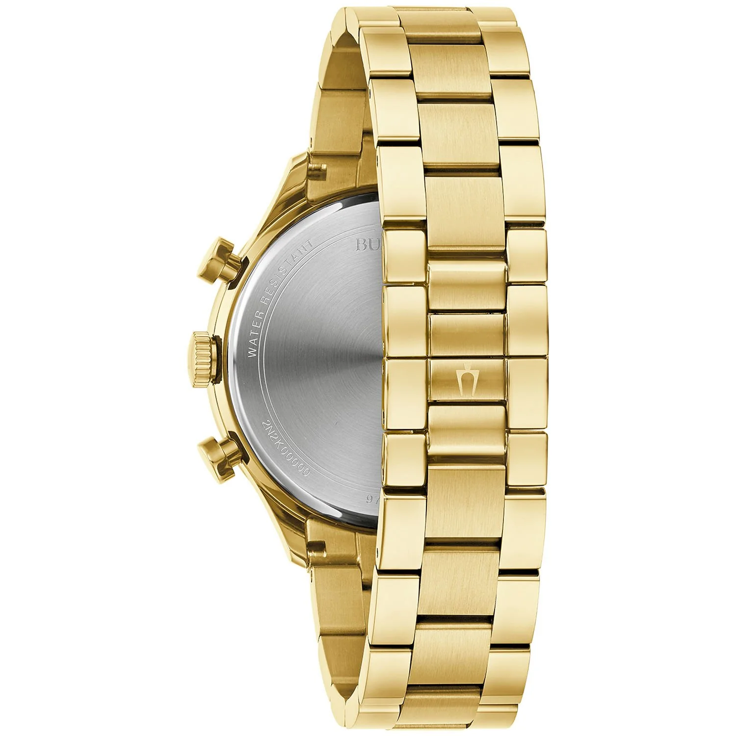 97D131 Reloj Bulova con Esfera Dorada y Diamantes para Hombre - Image 2