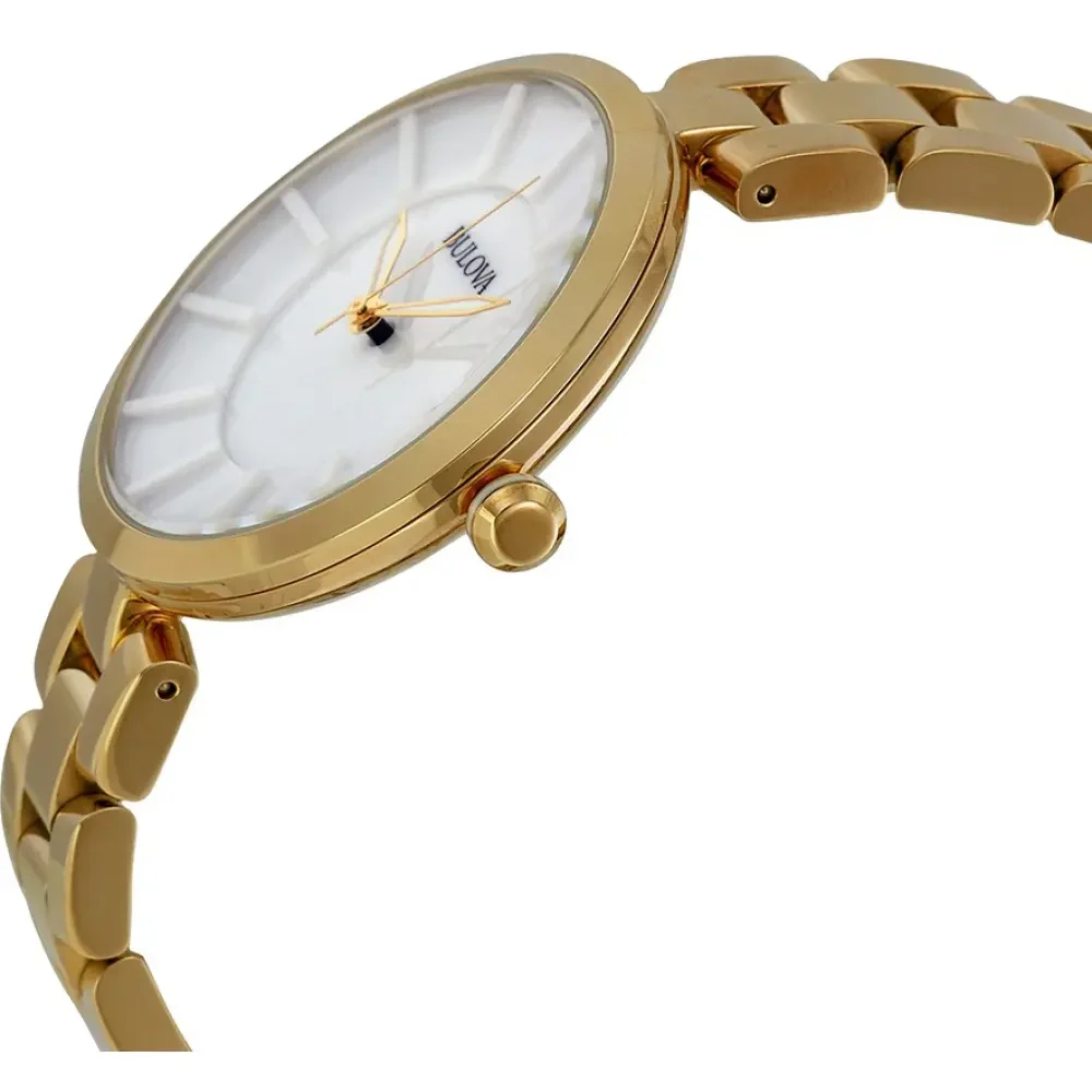 97L142 Reloj Bulova Dress de mujer pulsera de metal 38 mm - Image 2