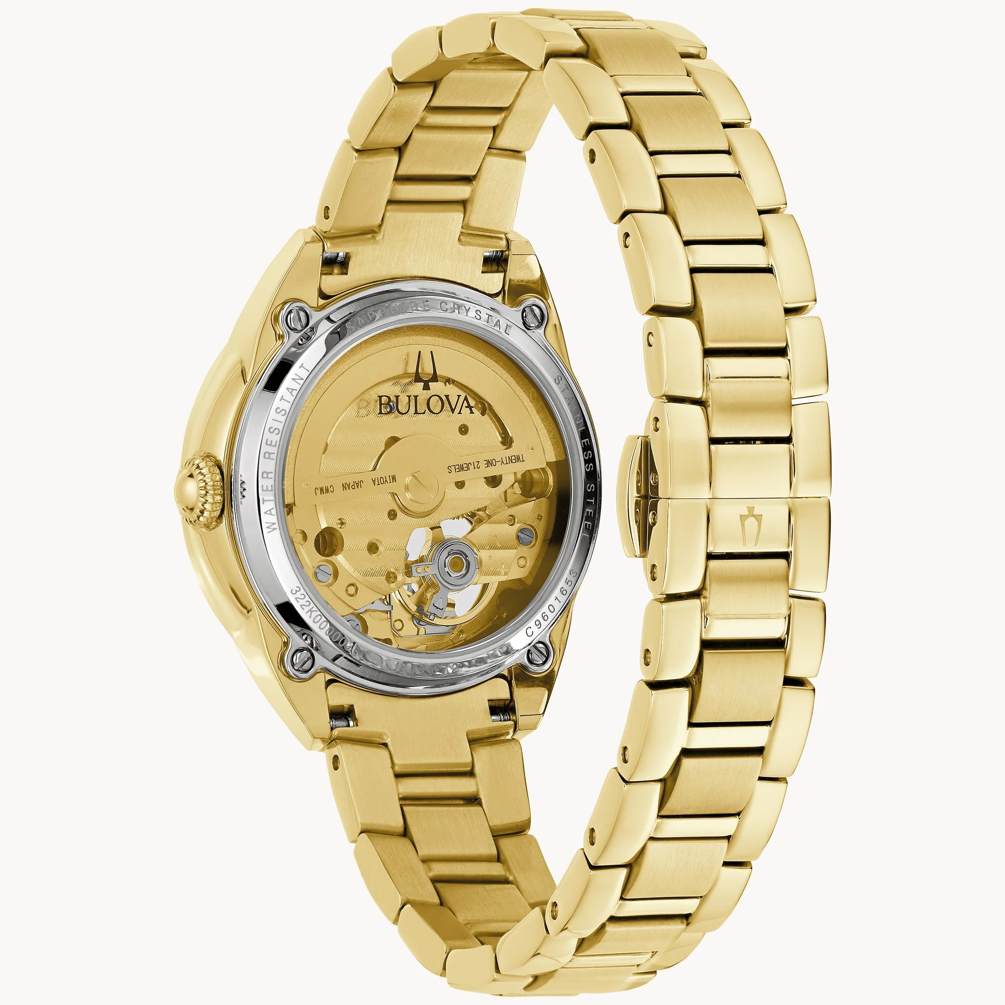 97L172 Reloj Bulova Sutton de dama automático correa de metal - Image 2