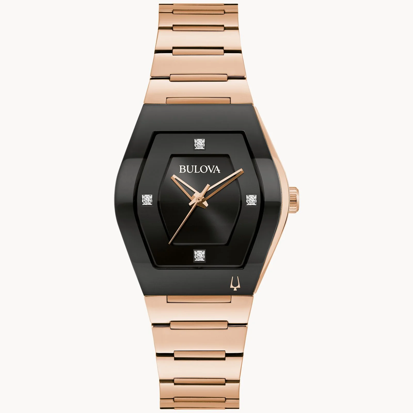 97P158 Reloj Bulova Gemini de señorita pulsera de metal 30 mm