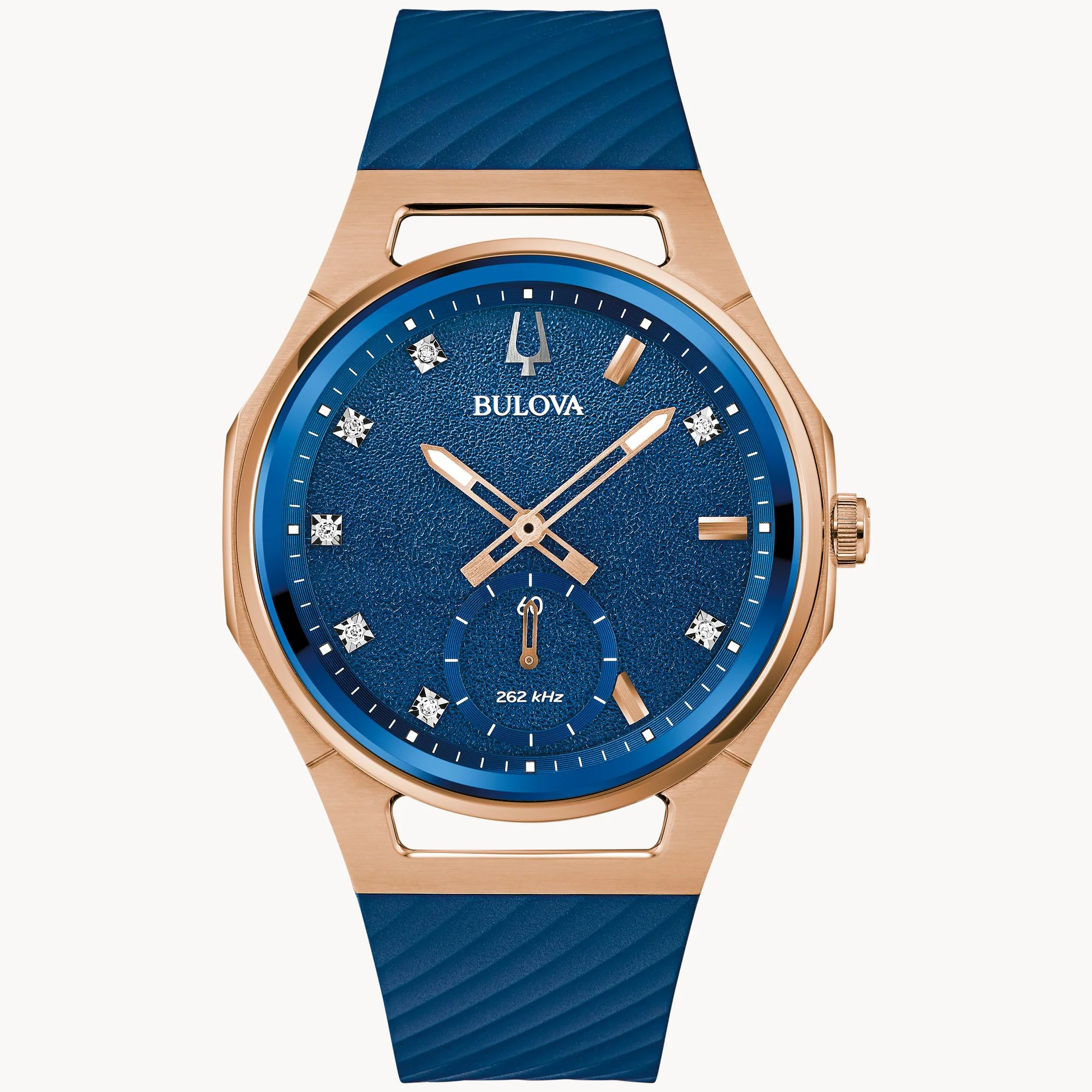 97P174 Bulova Curv Marc Anthony de dama correa de resina