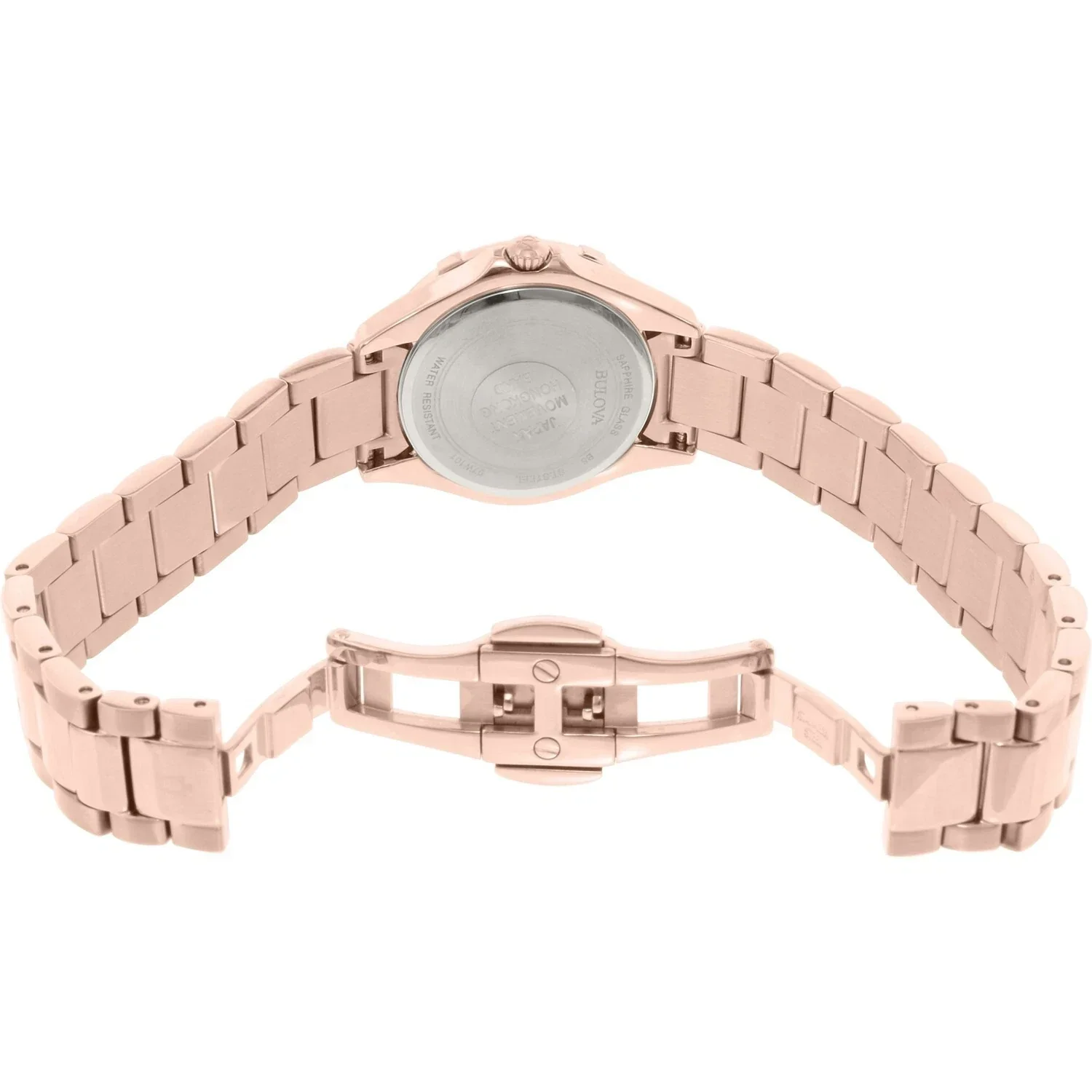 97W101 Reloj Bulova Classic de señorita correa de metal - Image 2