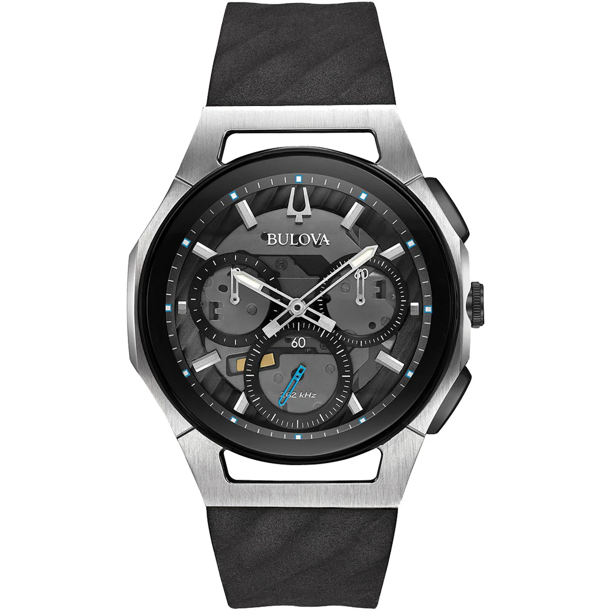 98A161 Reloj Bulova Curv de hombre correa de resina