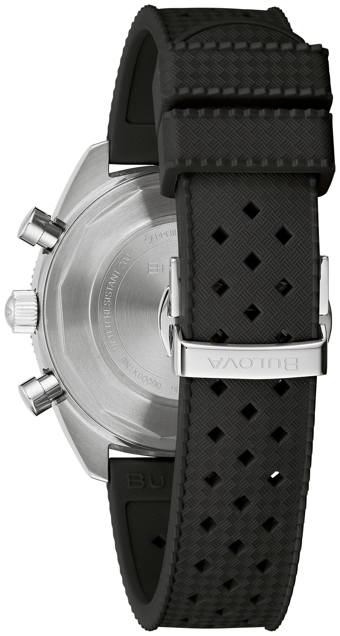 98A252 Bulova Surfboard unisex pulsera de caucho - Image 3