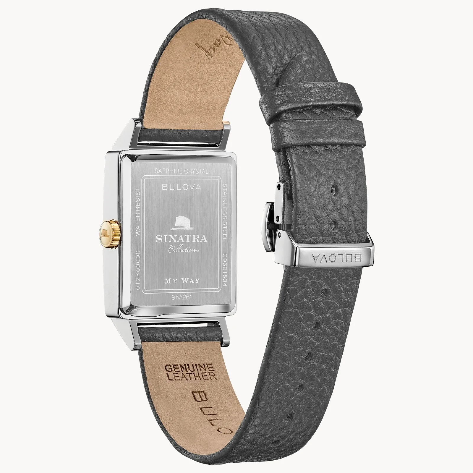 98A261 Reloj Bulova My Way de hombre pulsera de cuero 29.5 mm - Image 3