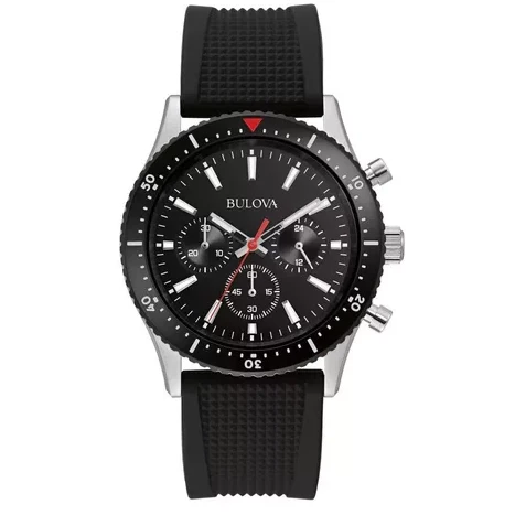 98A267 Bulova reloj deportivo para hombre pulsera de caucho
