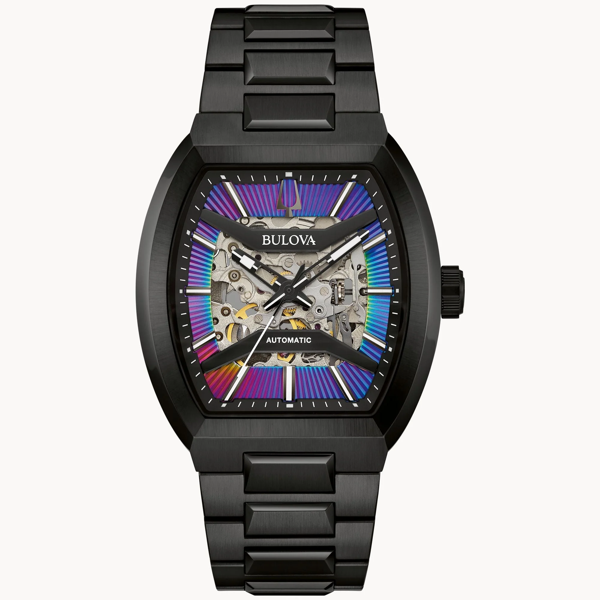 98A320 Reloj Bulova Maquina Automático de hombre correa de metal