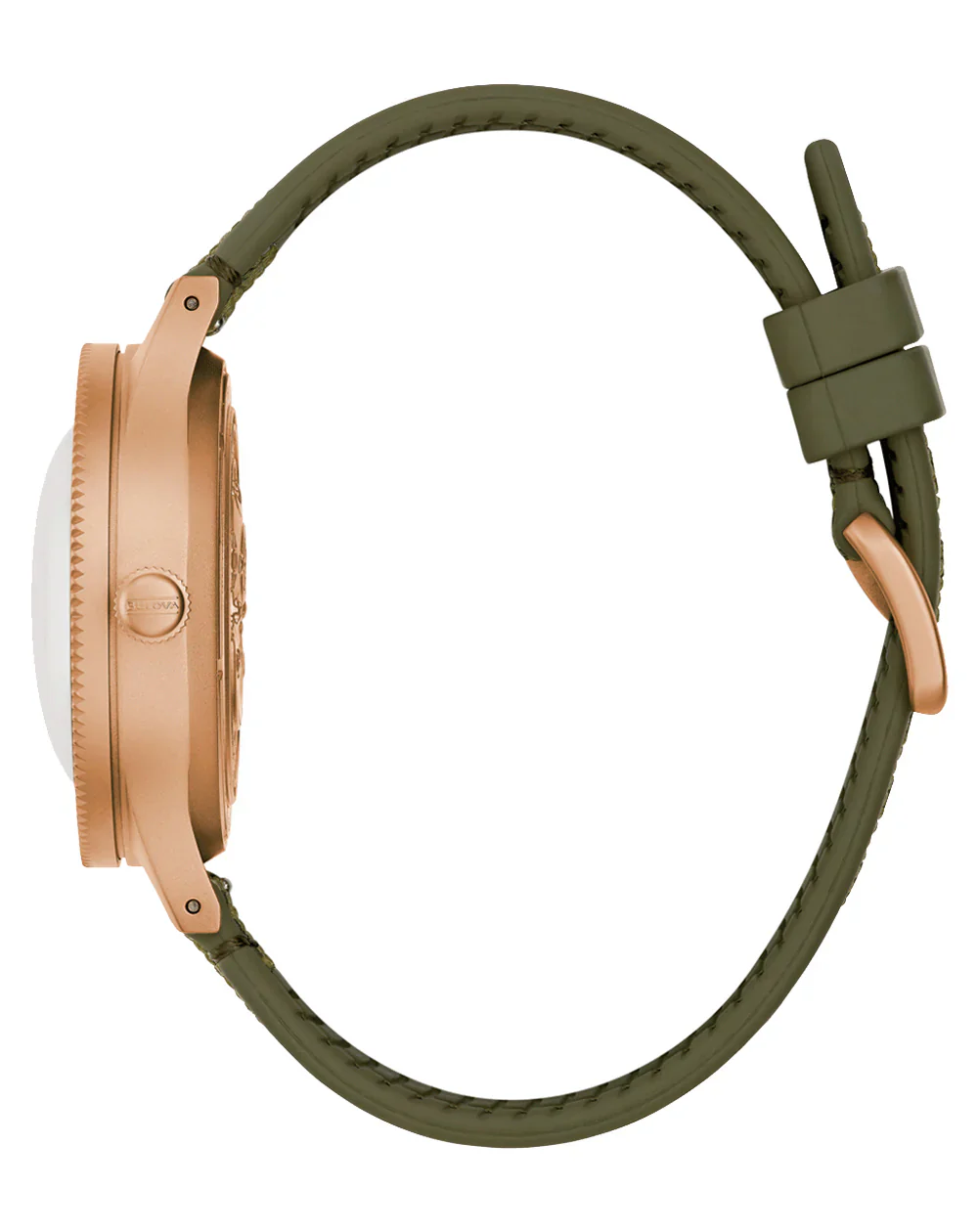 98A324 Reloj Bulova Mil Ships de hombre pulsera de tela 41 mm - Image 6