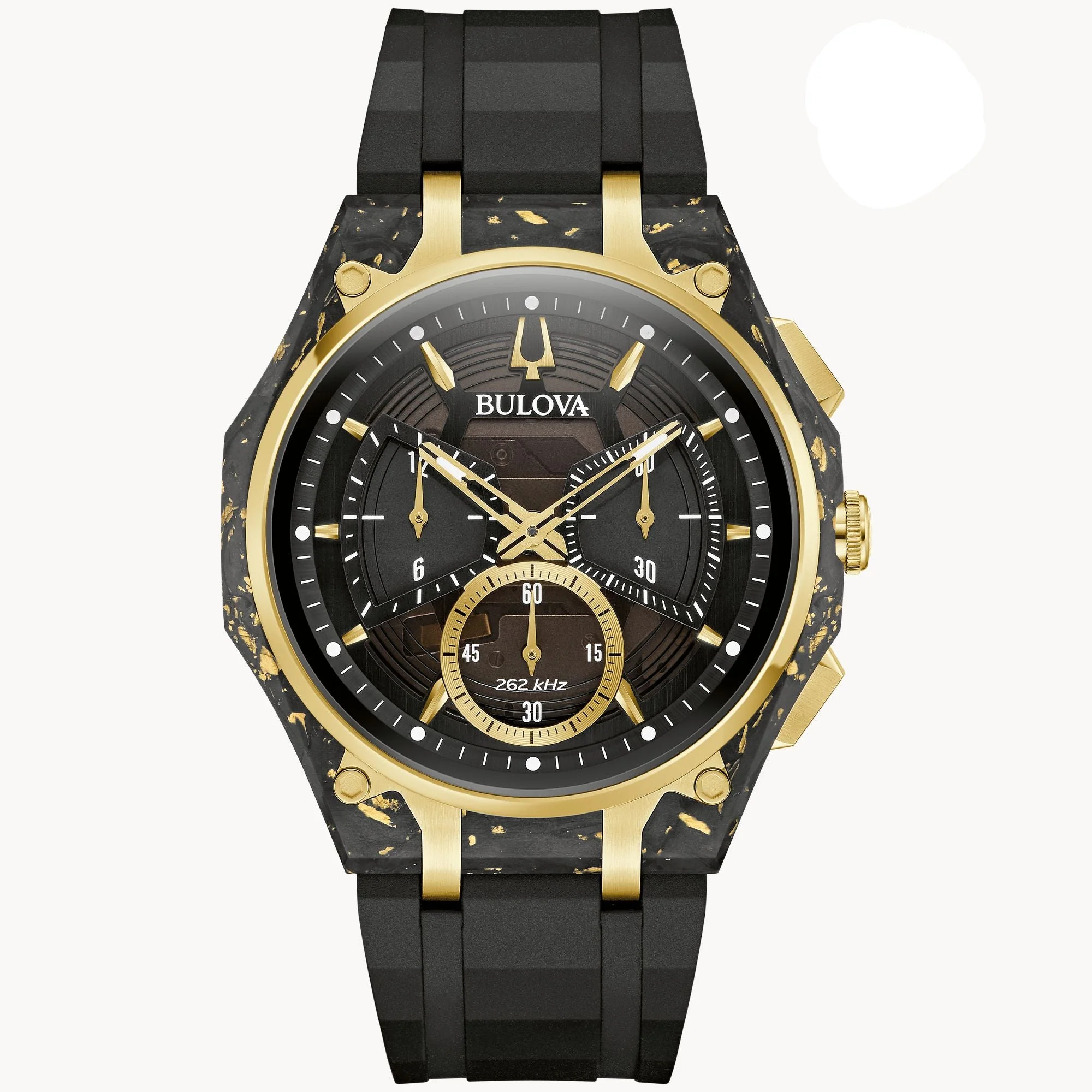 98A328 Reloj Bulova Curv de hombre correa de resina