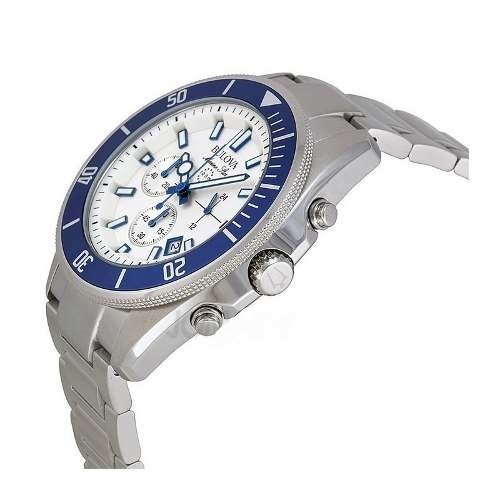 98B204 Reloj Bulova Marine Star de caballero pulsera de metal - Image 2