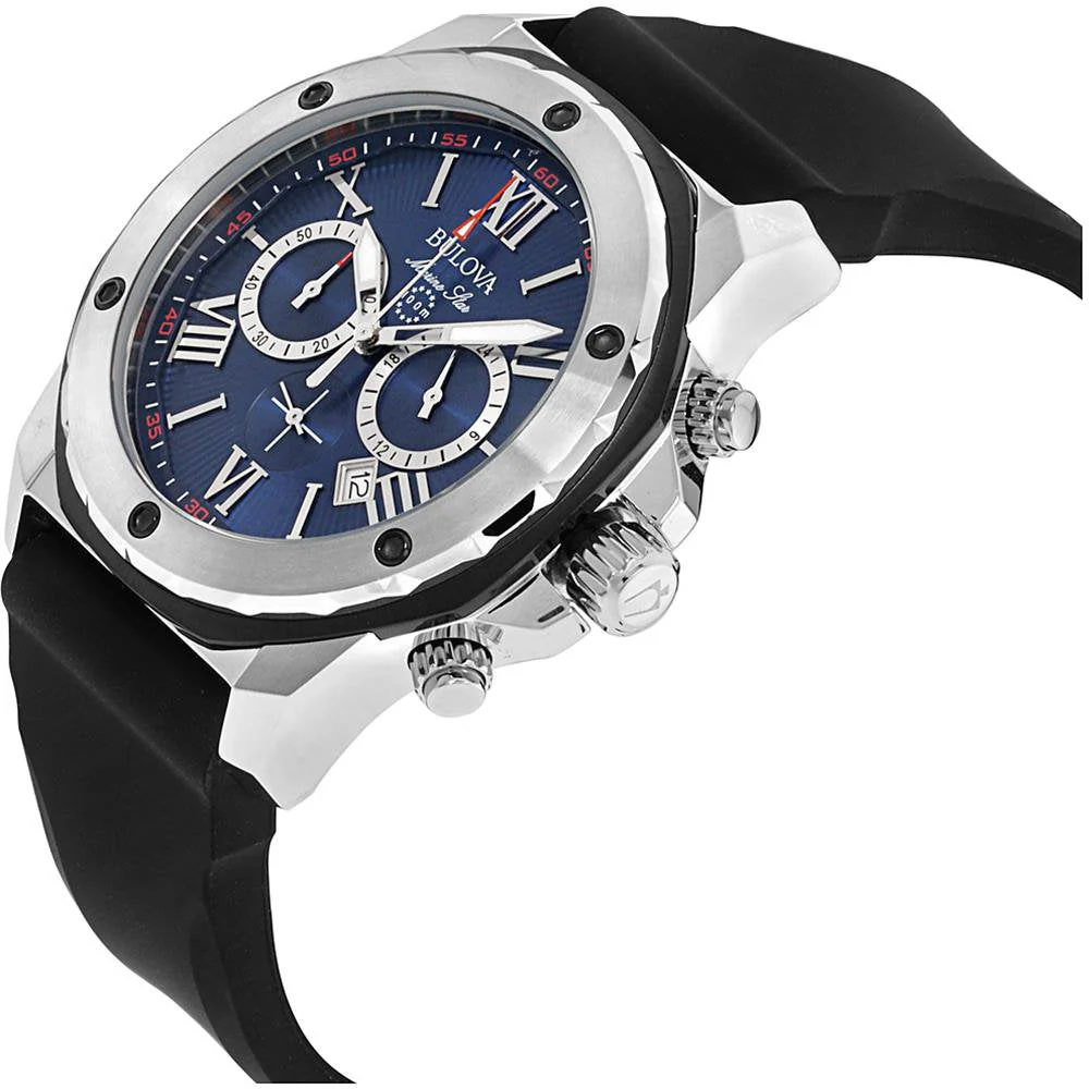 98B258 Reloj Bulova Marine Star de hombre pulsera de caucho 44 mm - Image 3