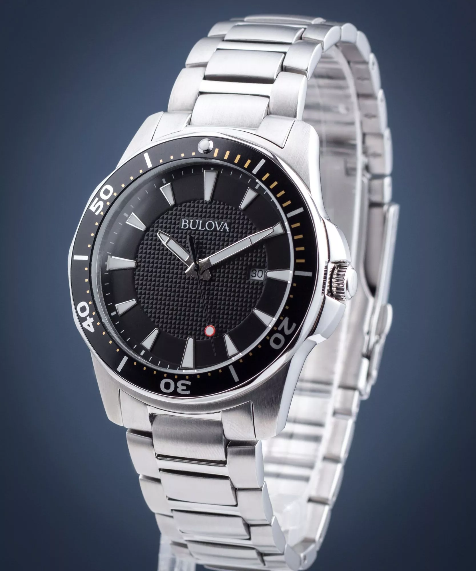 98B328 Bulova Classic Sport para caballero pulsera de acero inoxidable - Image 2