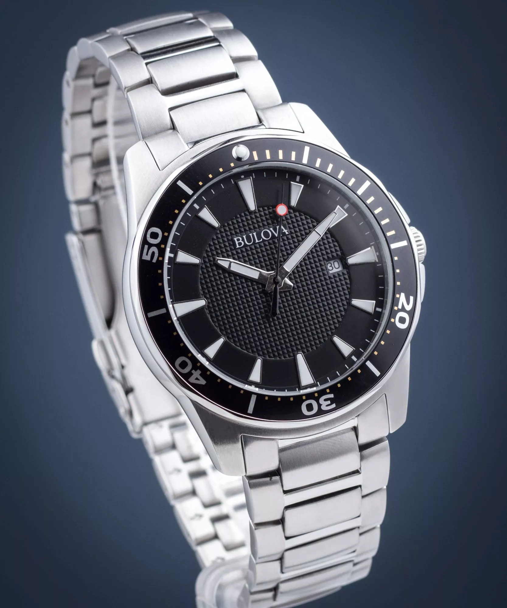 98B328 Bulova Classic Sport para caballero pulsera de acero inoxidable - Image 4