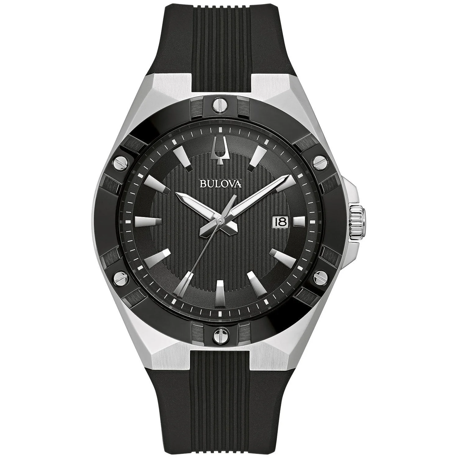 98B366 Reloj Bulova Sport de caballero correa de silicona