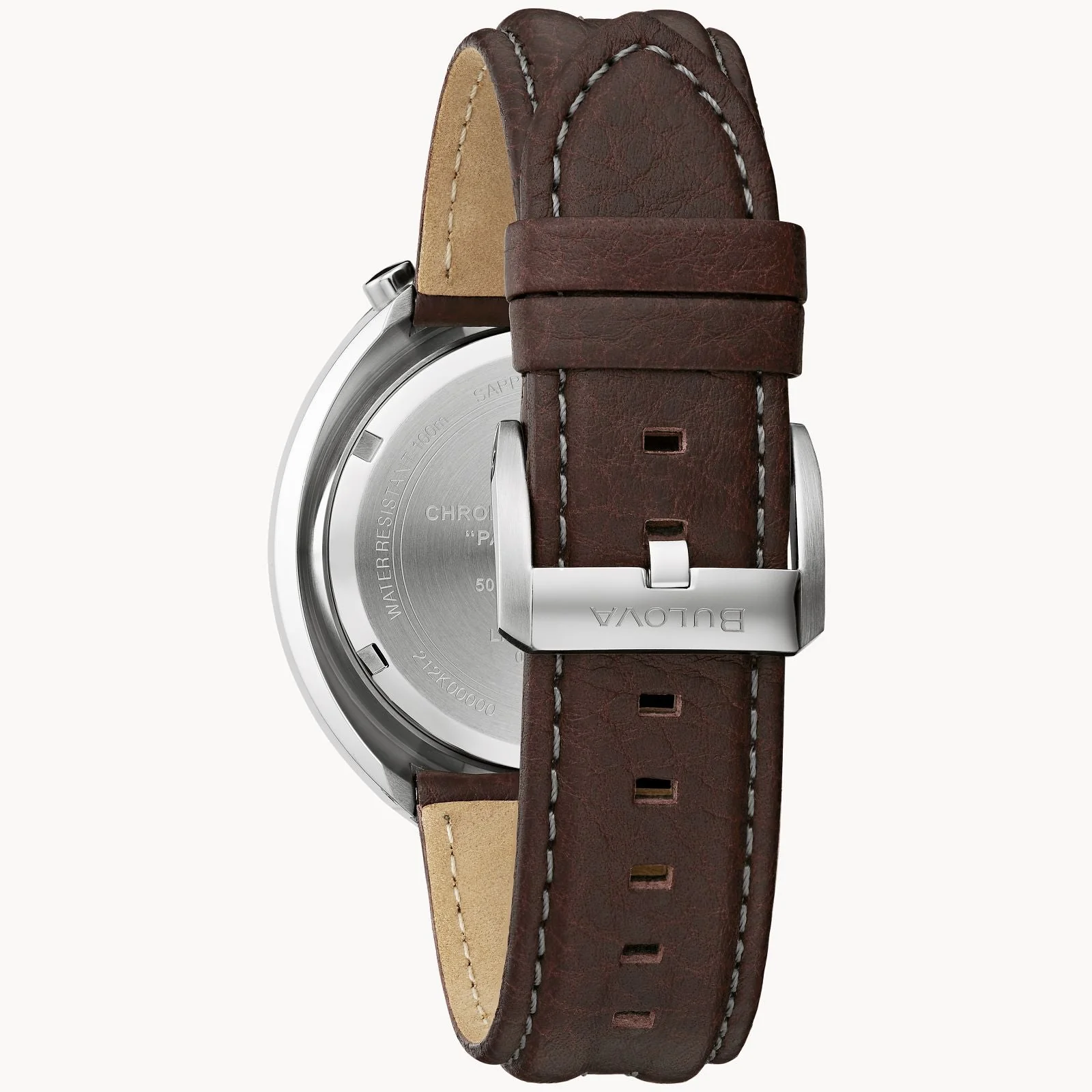 98B390 Reloj Bulova Parking Meter de hombre pulsera de cuero 43 mm - Image 4