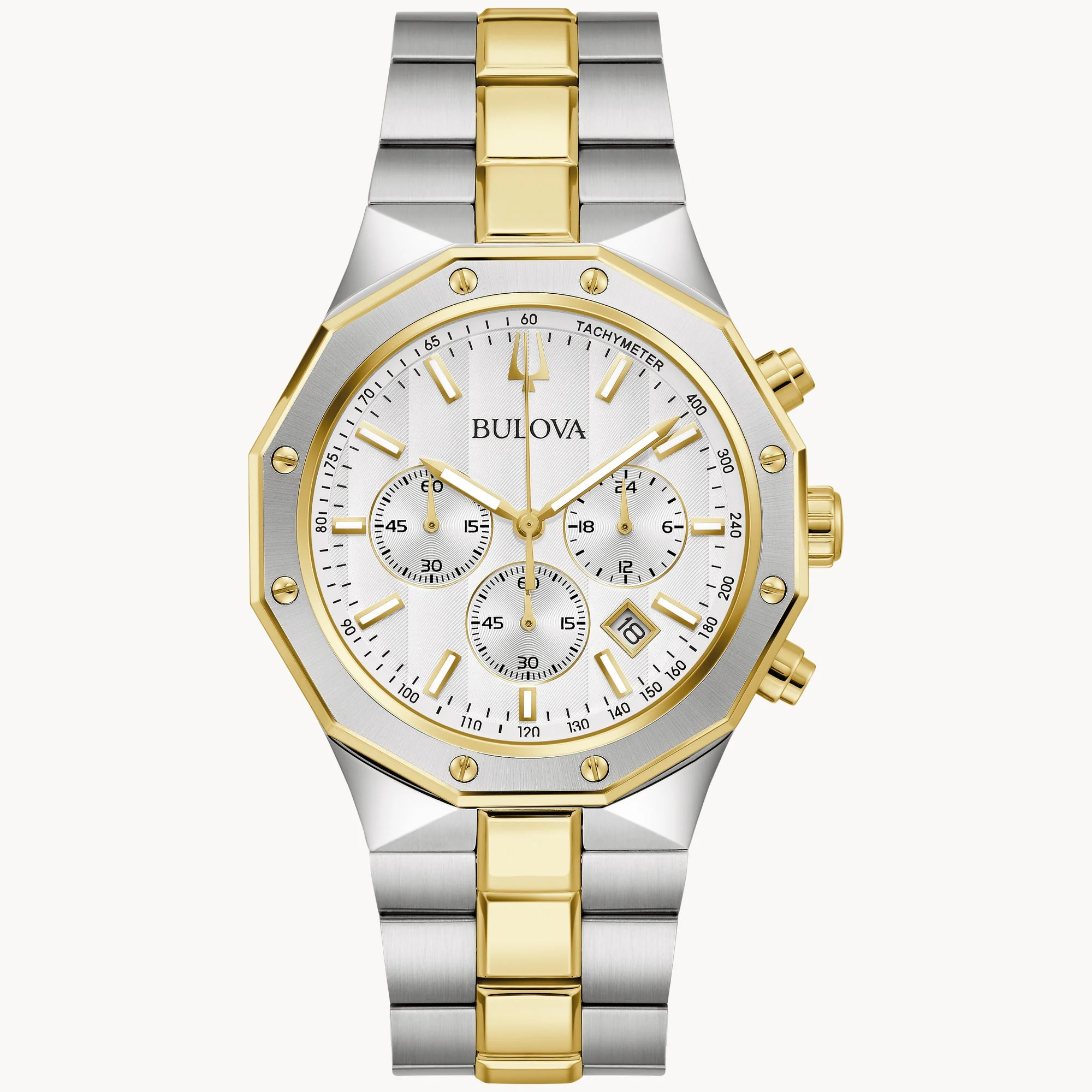 98B450 Reloj Bulova Prestige de hombre correa de metal