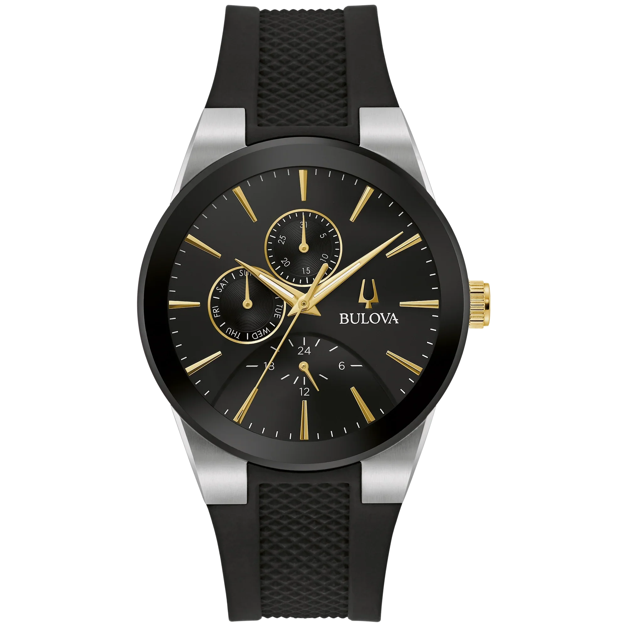 98C146 Reloj Bulova Modern Millenia de hombre corre de resina