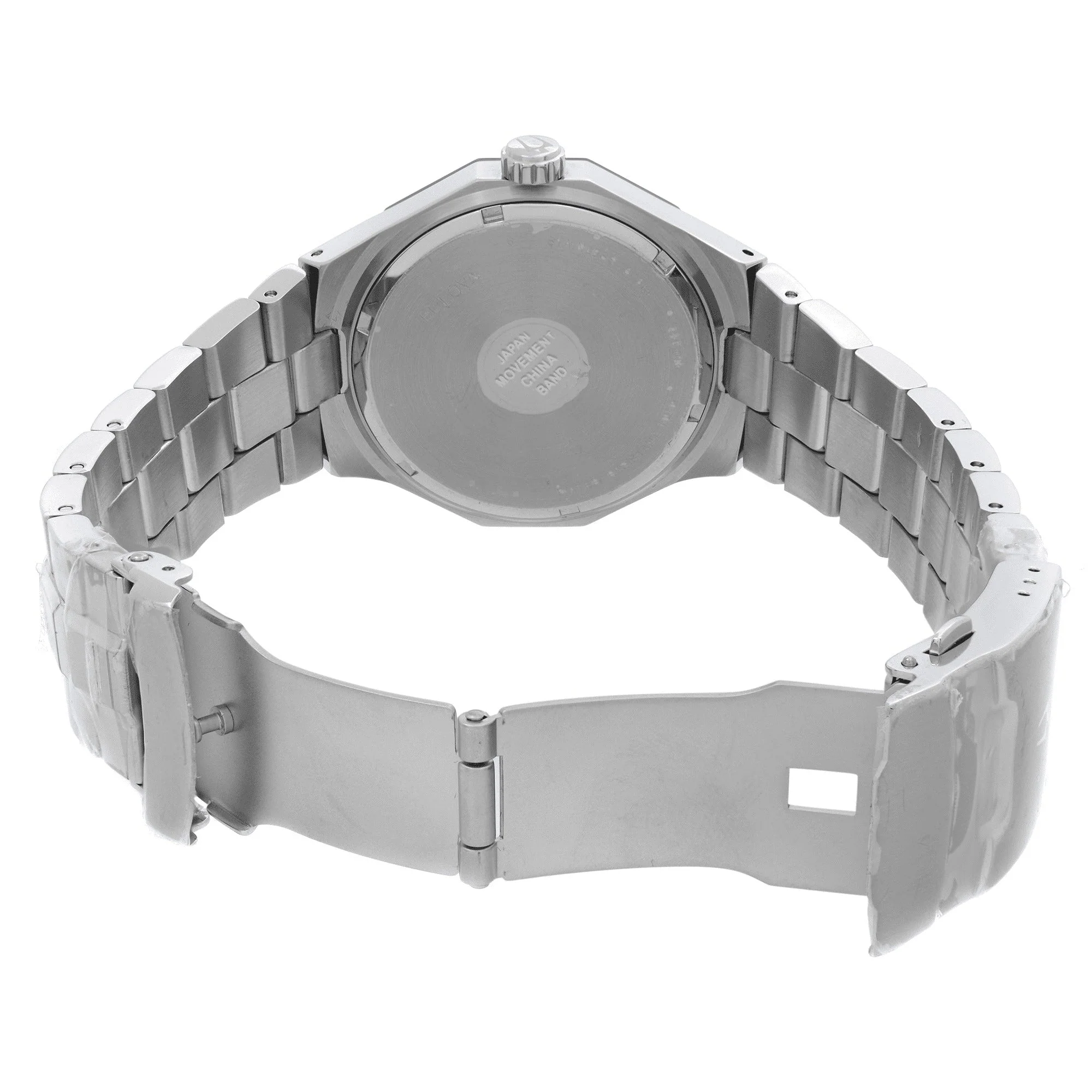 98D103 Reloj Bulova Diamond de hombre correa de metal - Image 2
