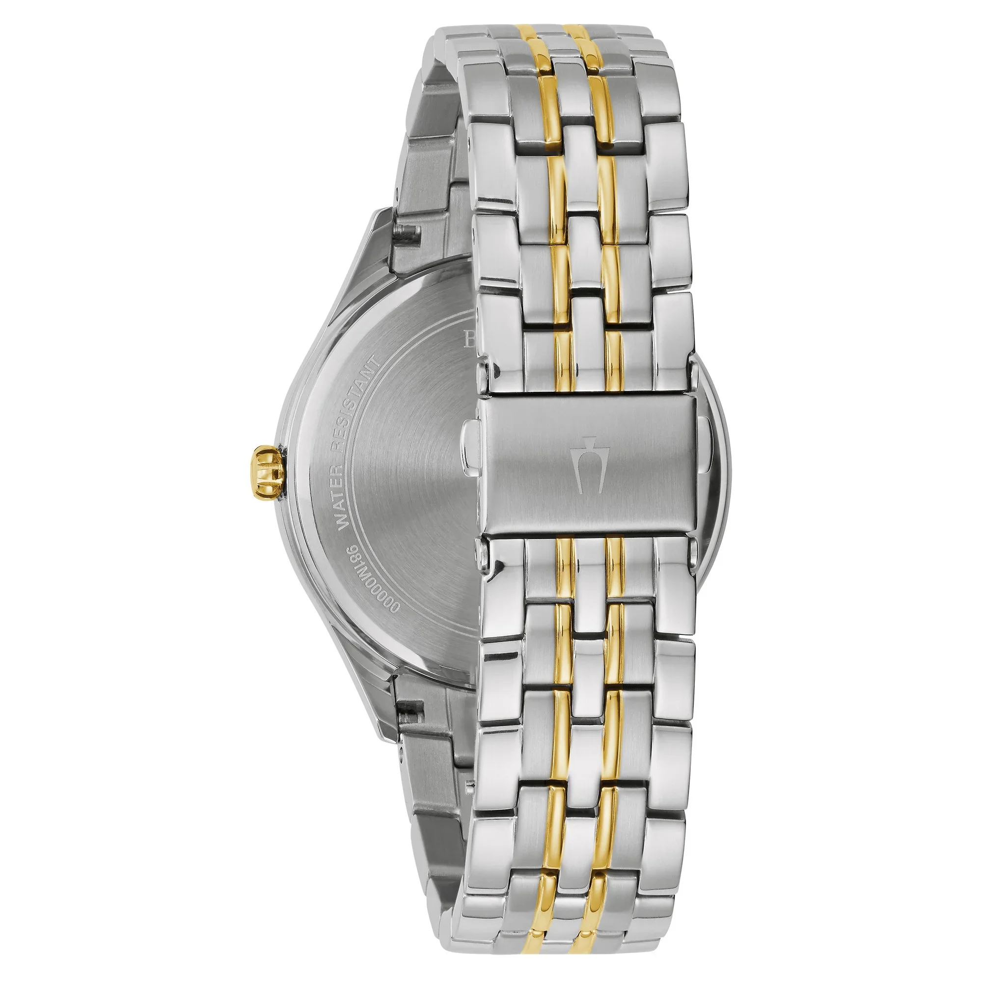 98D160 Reloj Bulova Classic de caballero pulsera de metal - Image 3